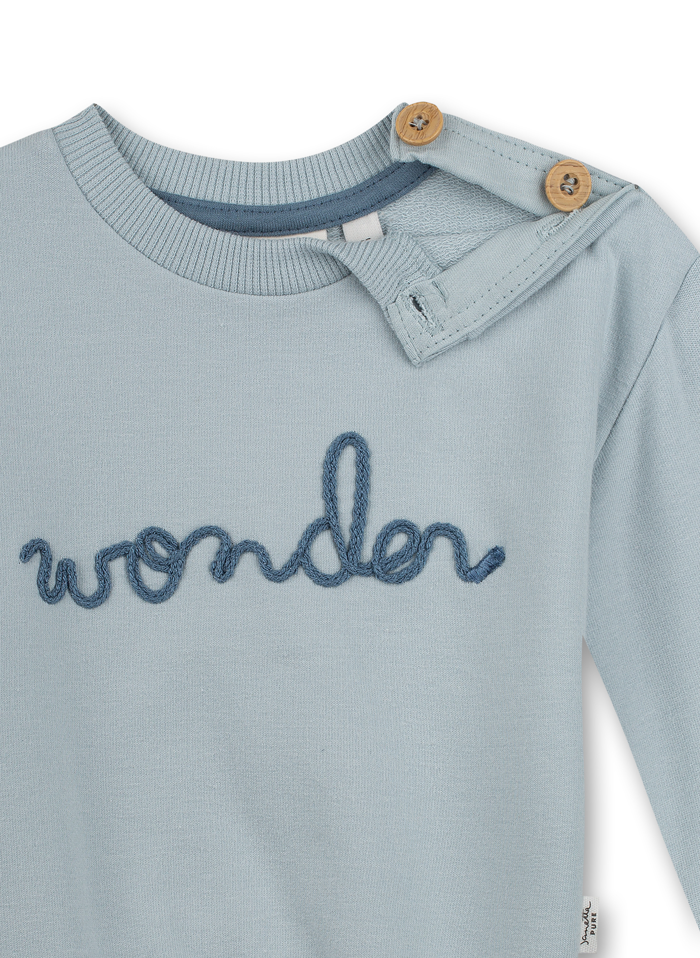 Jungen-Sweatshirt Hellblau