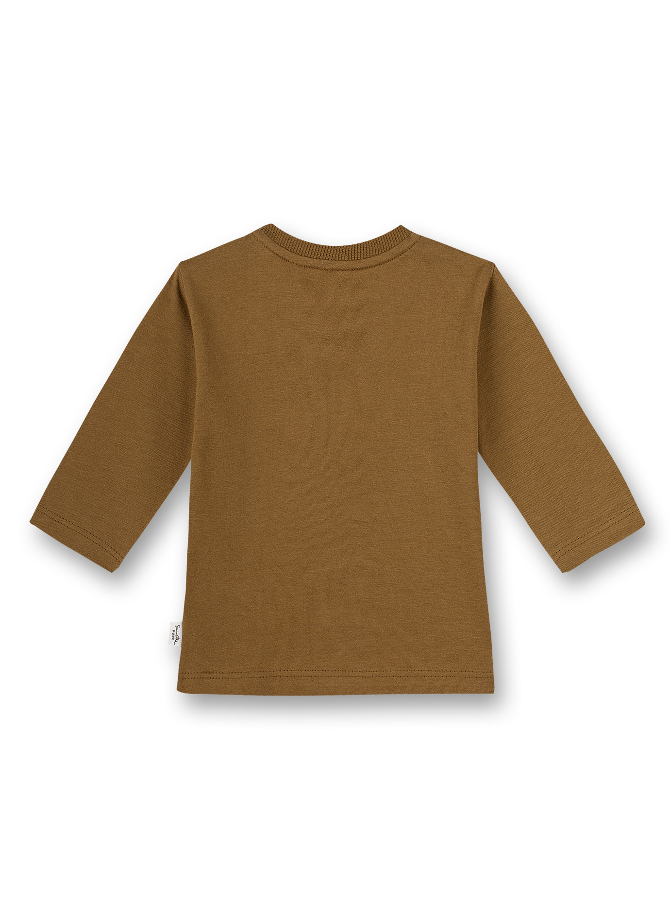 Jungen-Shirt langarm Braun