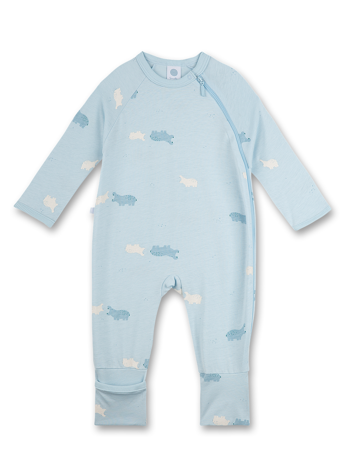 Jungen-Overall Hellblau Hippo