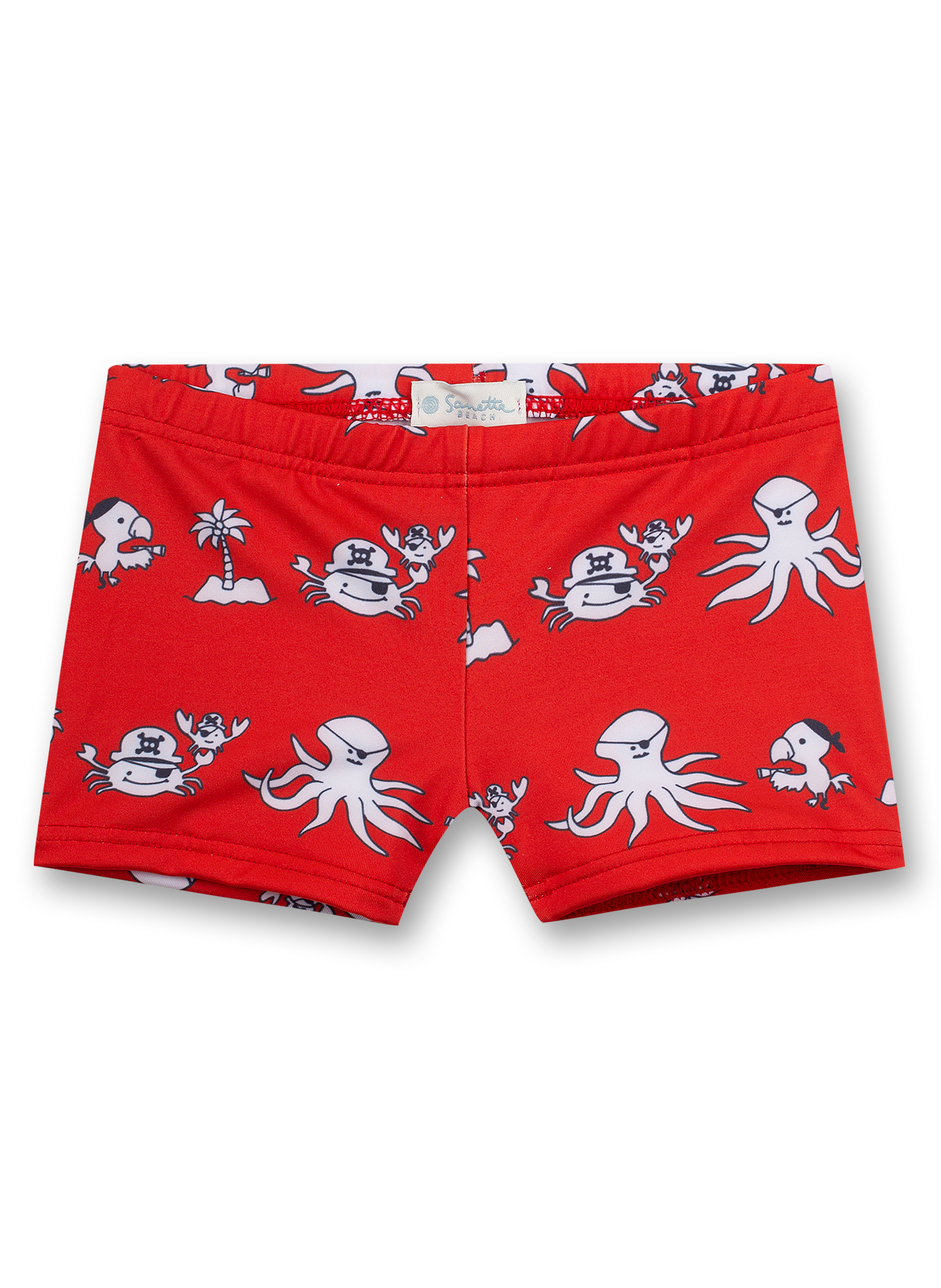 Jungen-Badehose Rot