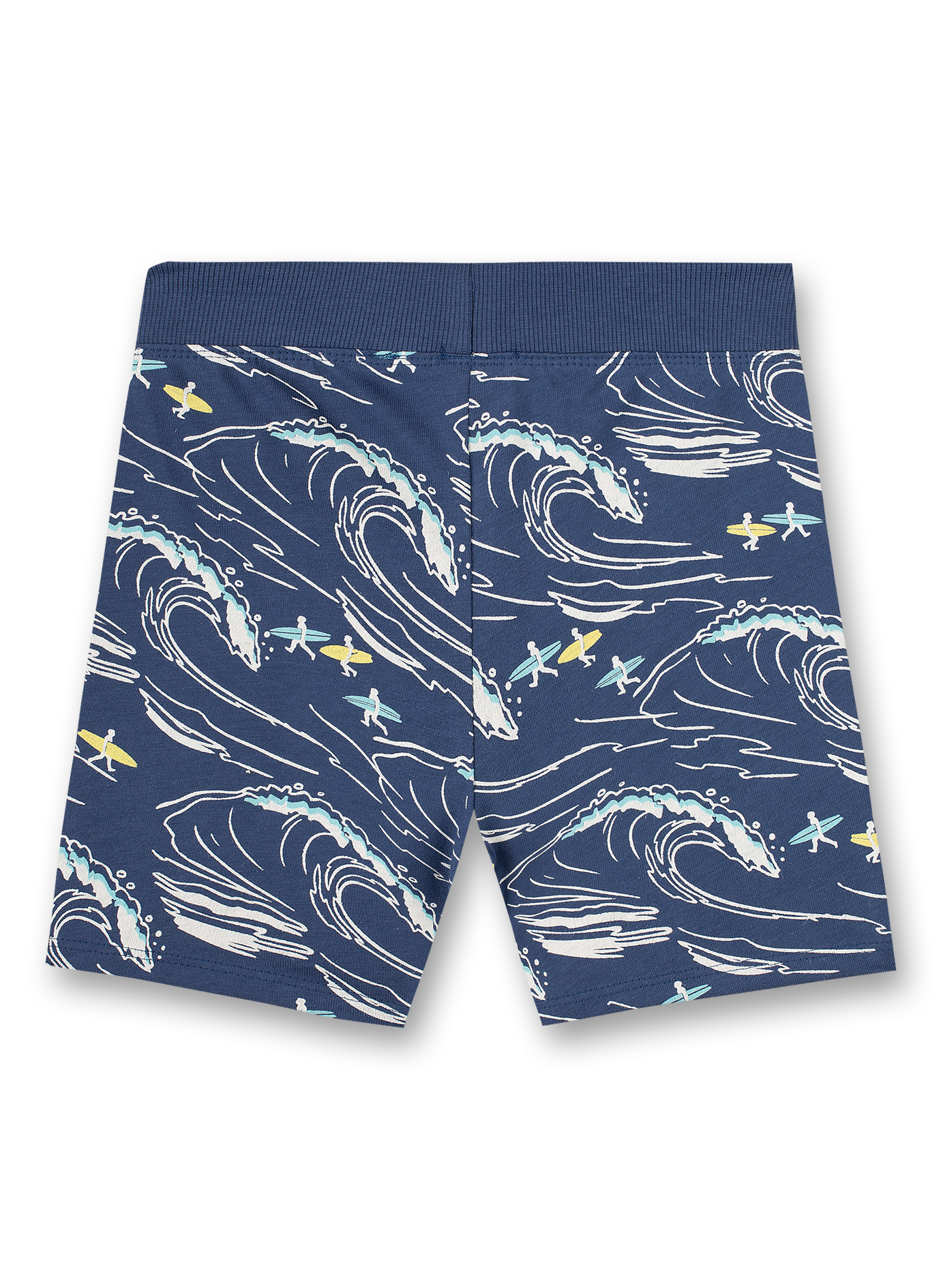 Jungen-Sweatshorts Dunkelblau Surf Trip