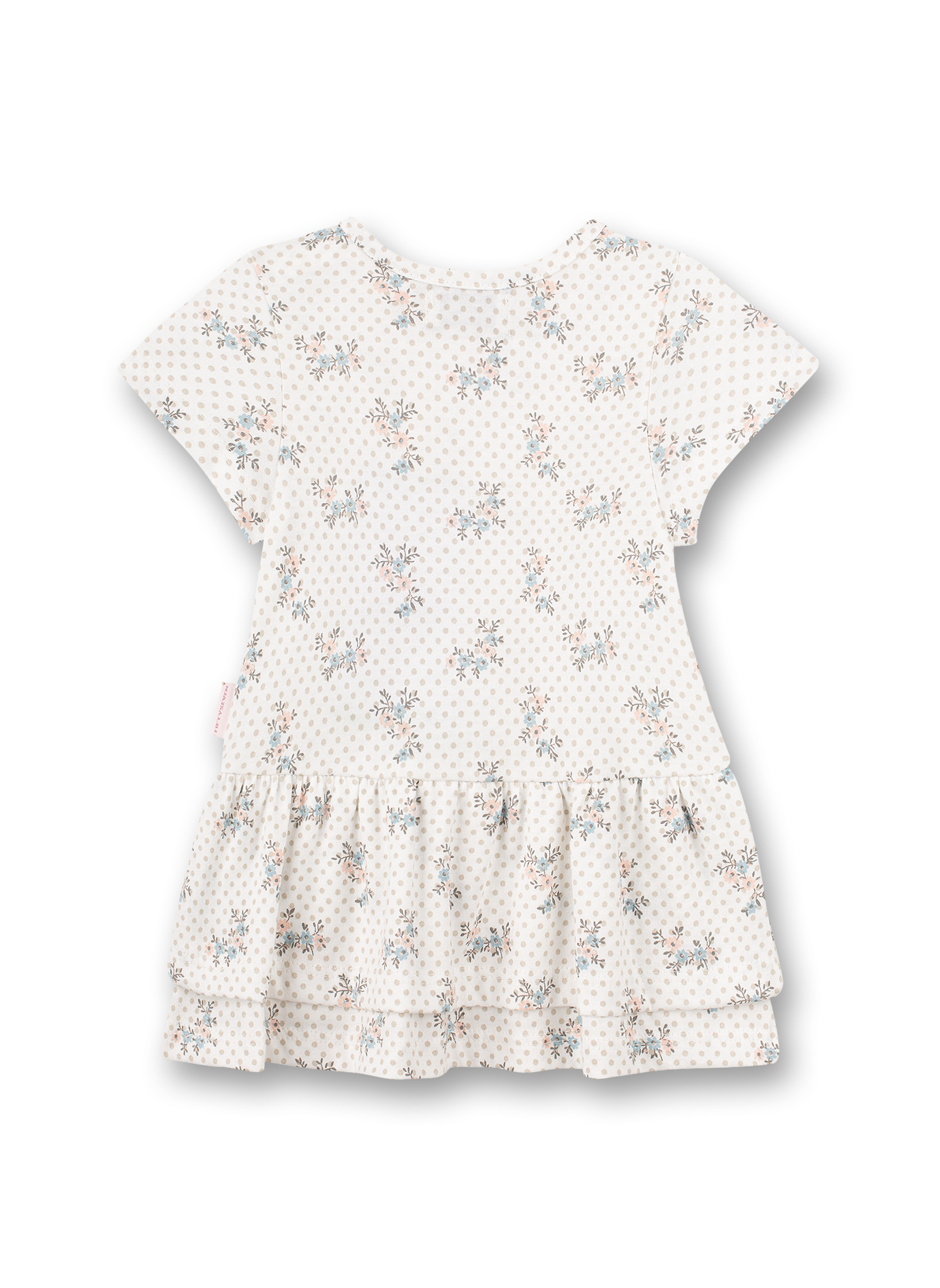 Mädchen-Kleid Off-White Dots-Allover Fluffy Duckling