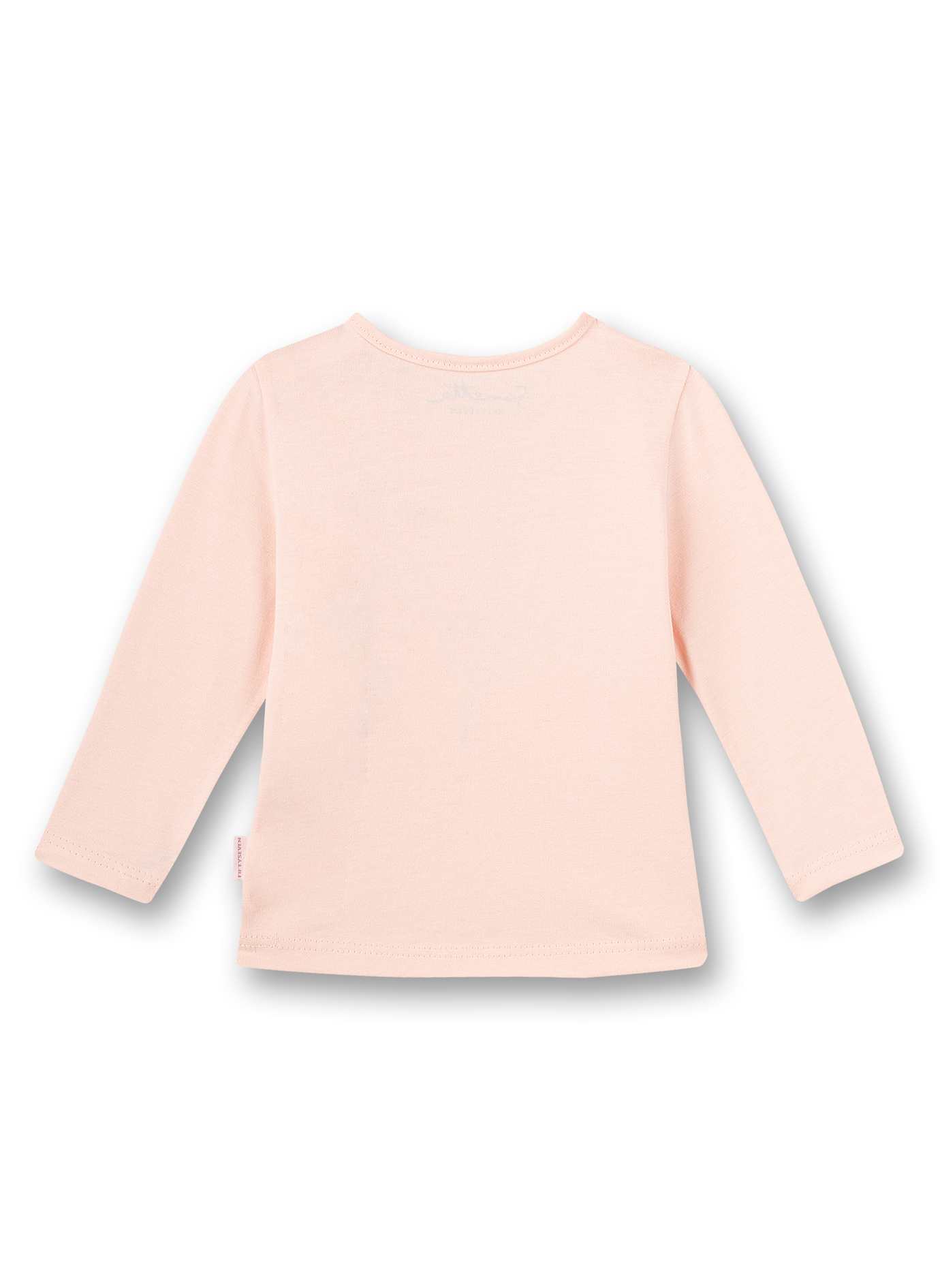 Mädchen-Shirt langarm Rosa Fluffy Duckling