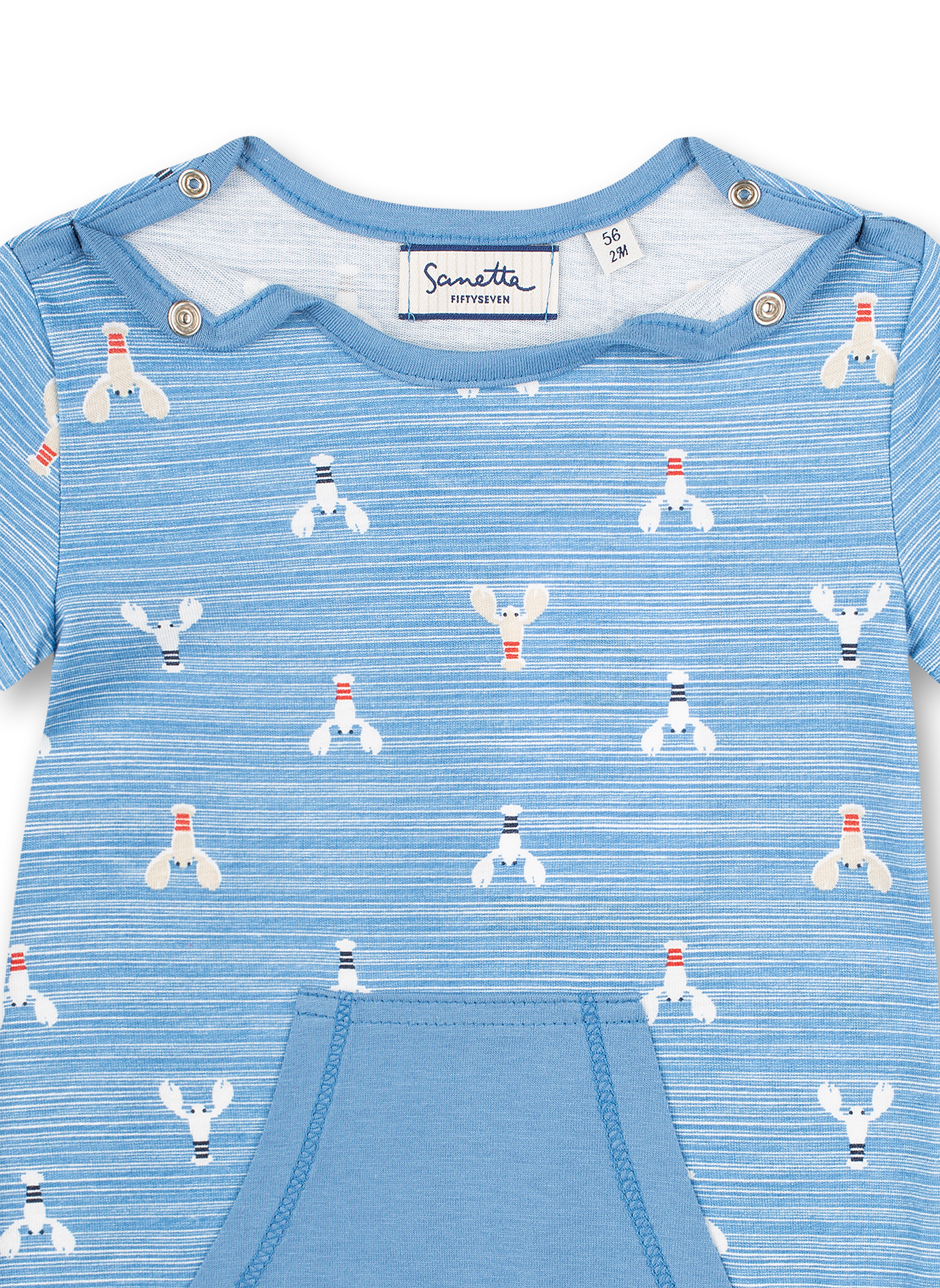 Jungen-Overall Blau Little Lobster