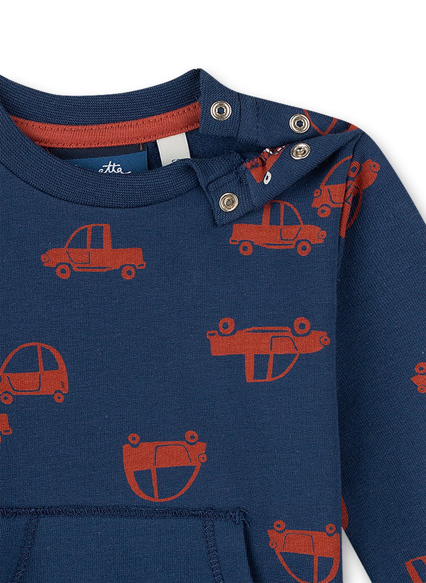 Jungen-Sweatshirt Dunkelblau Little Car