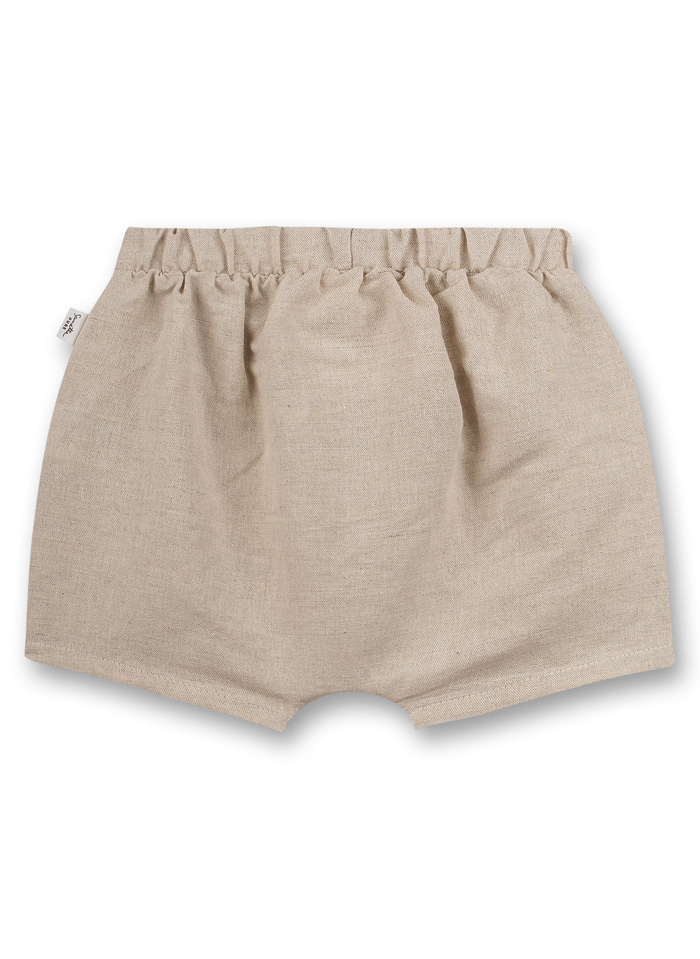 Unisex-Leinenshorts Beige