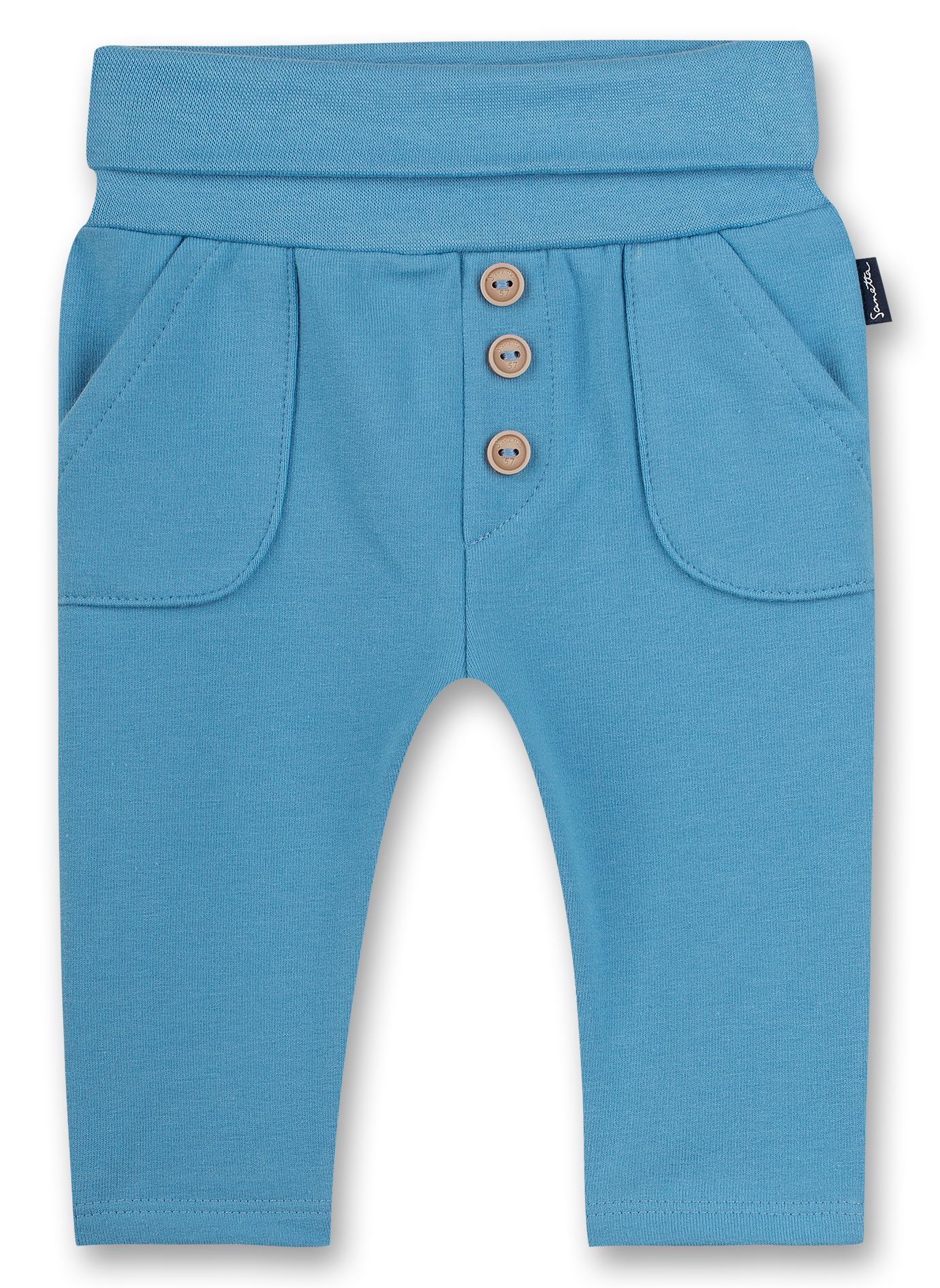 Jungen-Sweathose Hellblau Little Whale