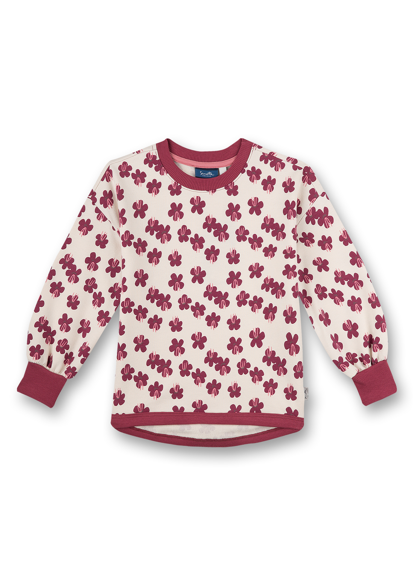 Mädchen-Sweatshirt Rosa Sweat Fruits