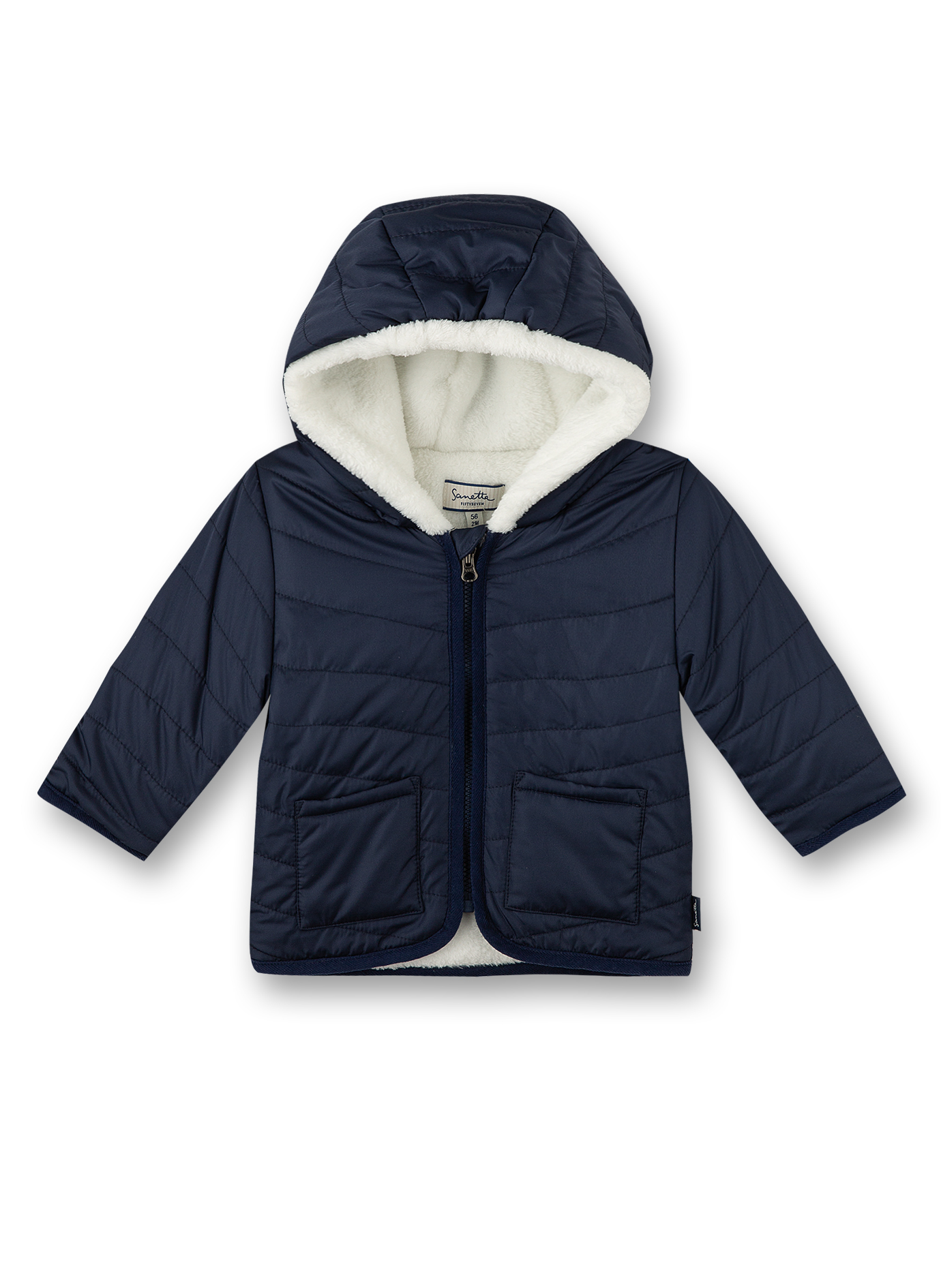 Jungen-Outdoorjacke Dunkelblau