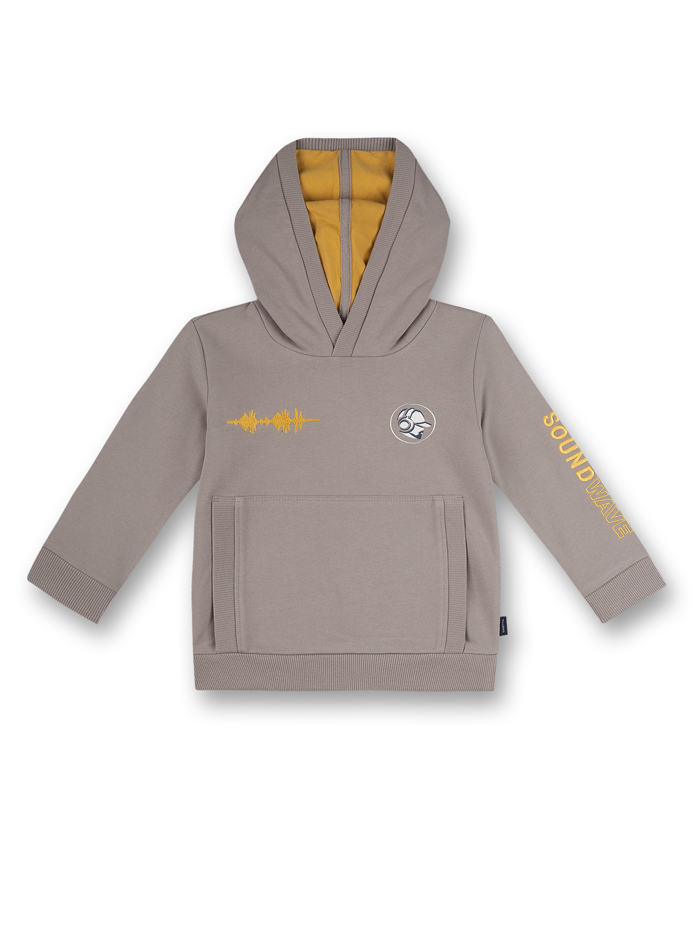 Jungen-Sweatshirt Grau Music