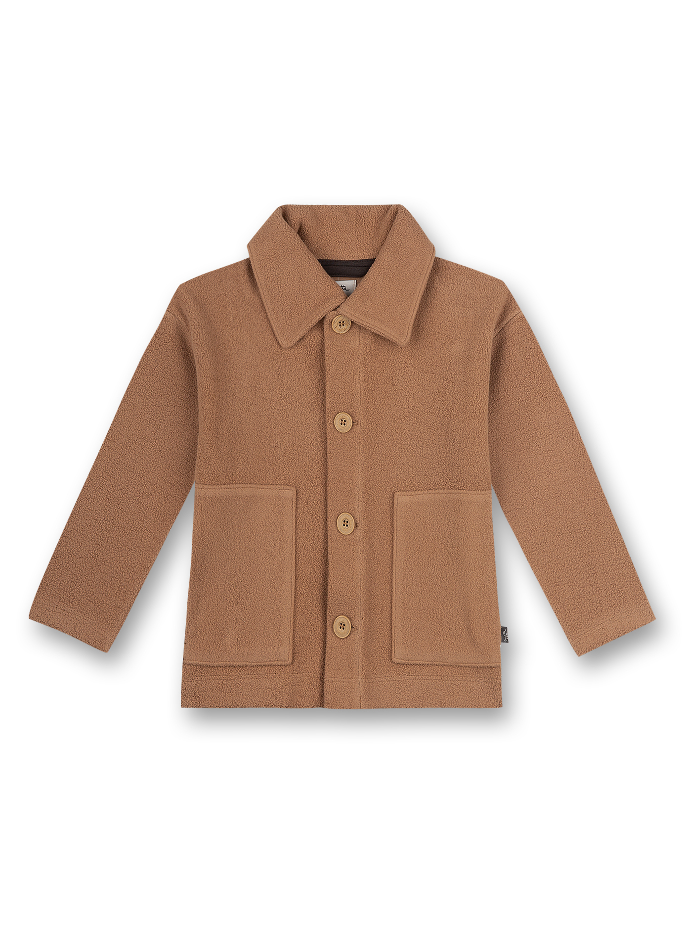 Unisex-Flauschjacke Beige