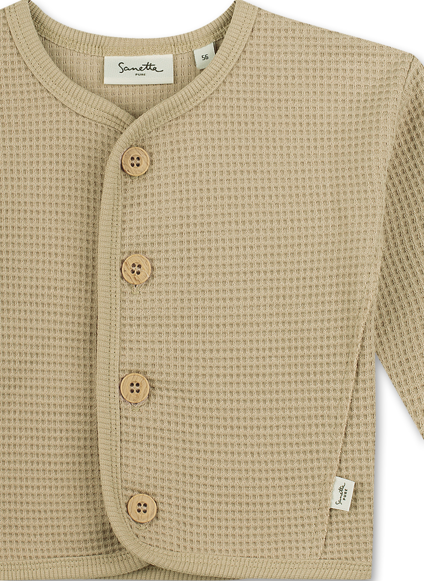 Unisex-Sweatjacke Beige