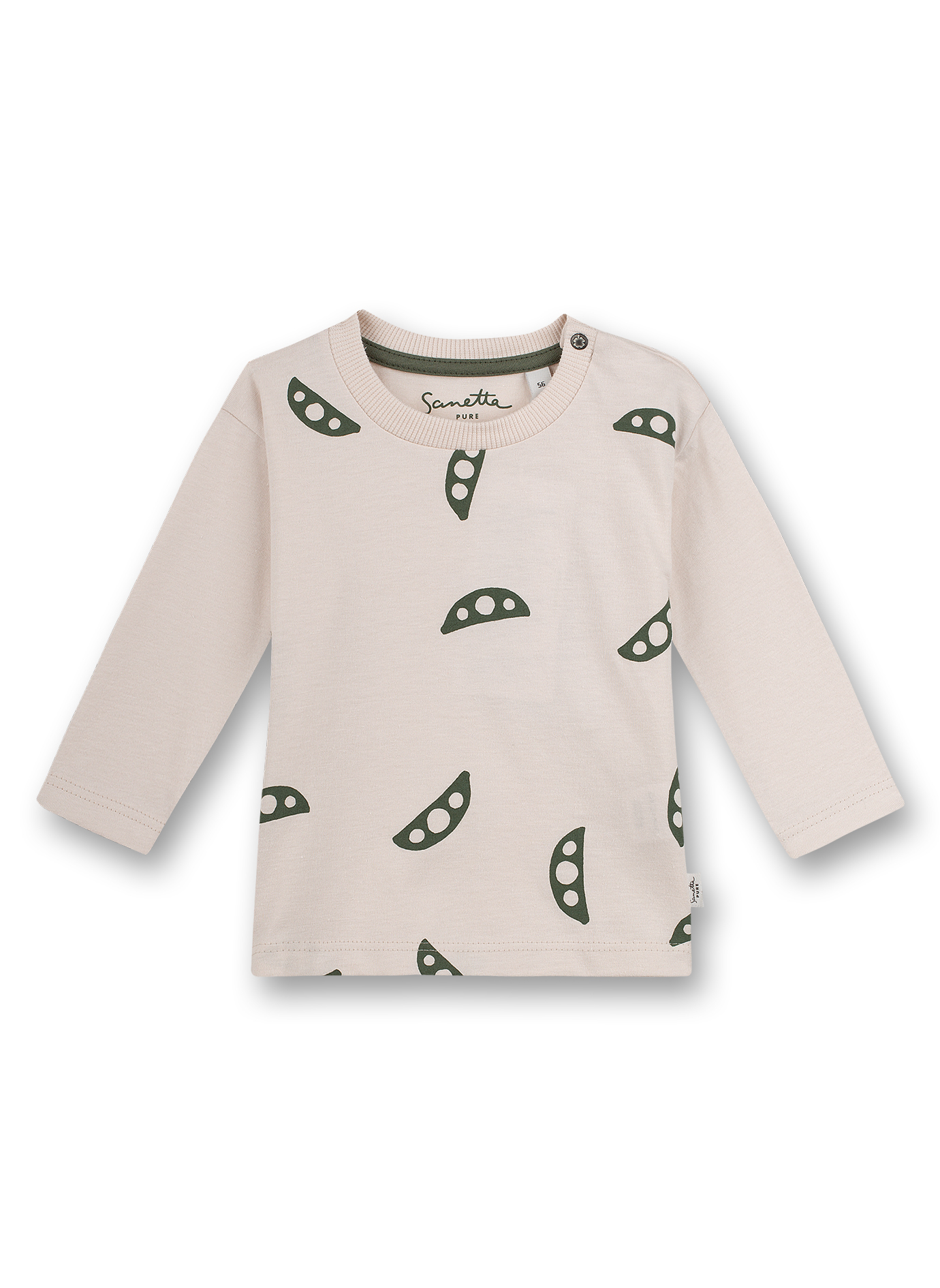 Jungen-Shirt langarm Beige