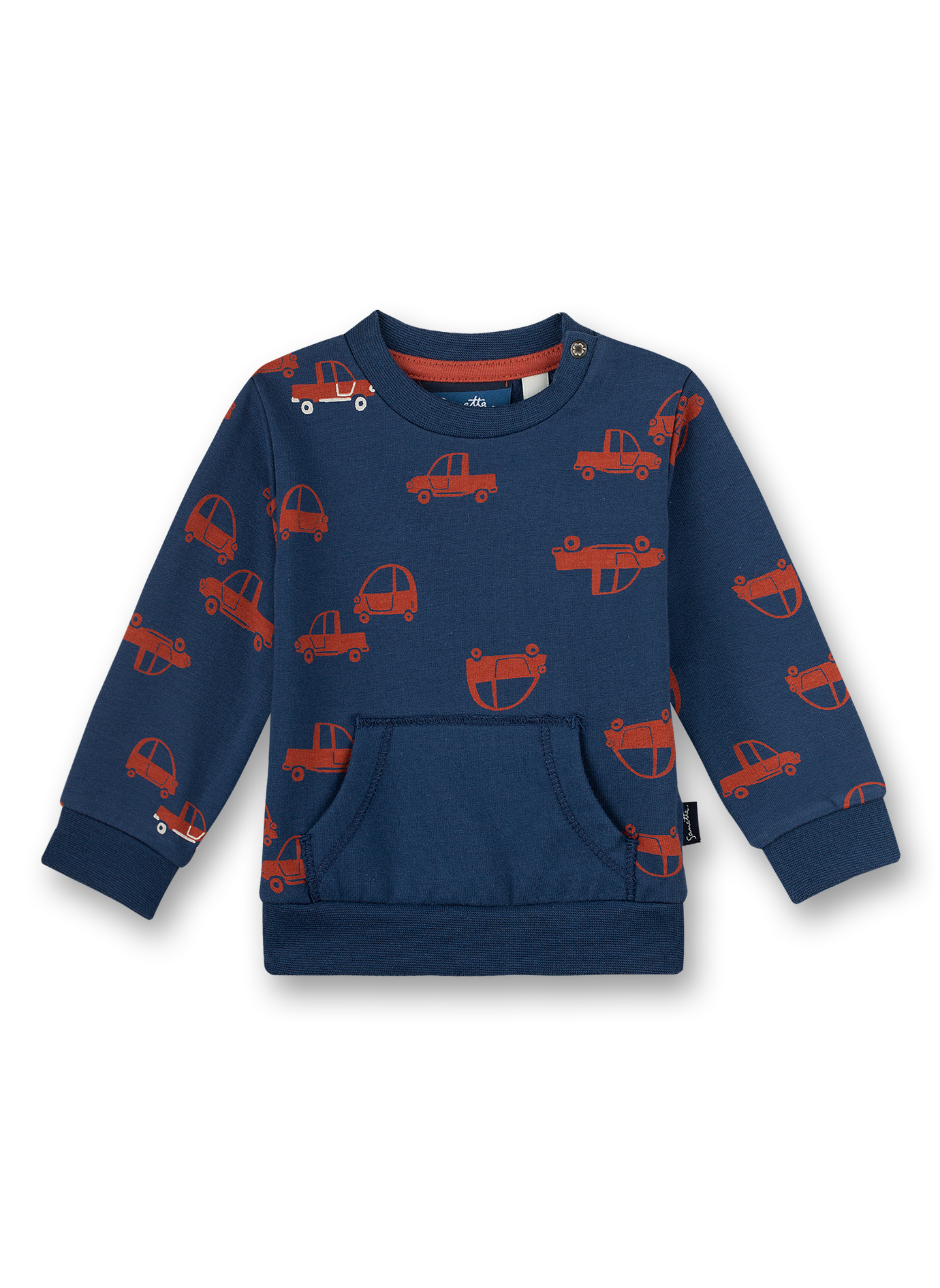 Jungen-Sweatshirt Dunkelblau Little Car