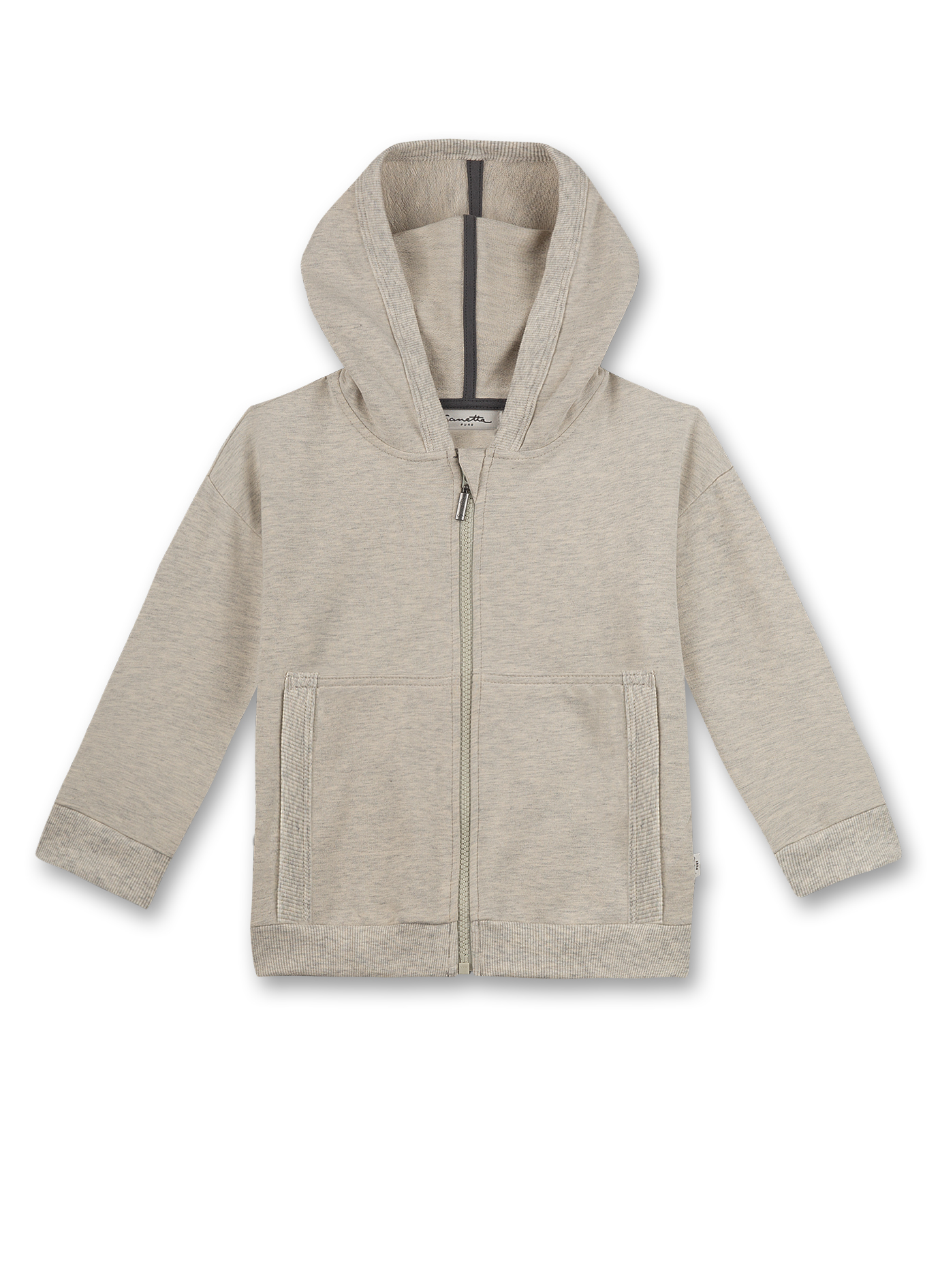 Jungen-Sweatjacke Beigemelange