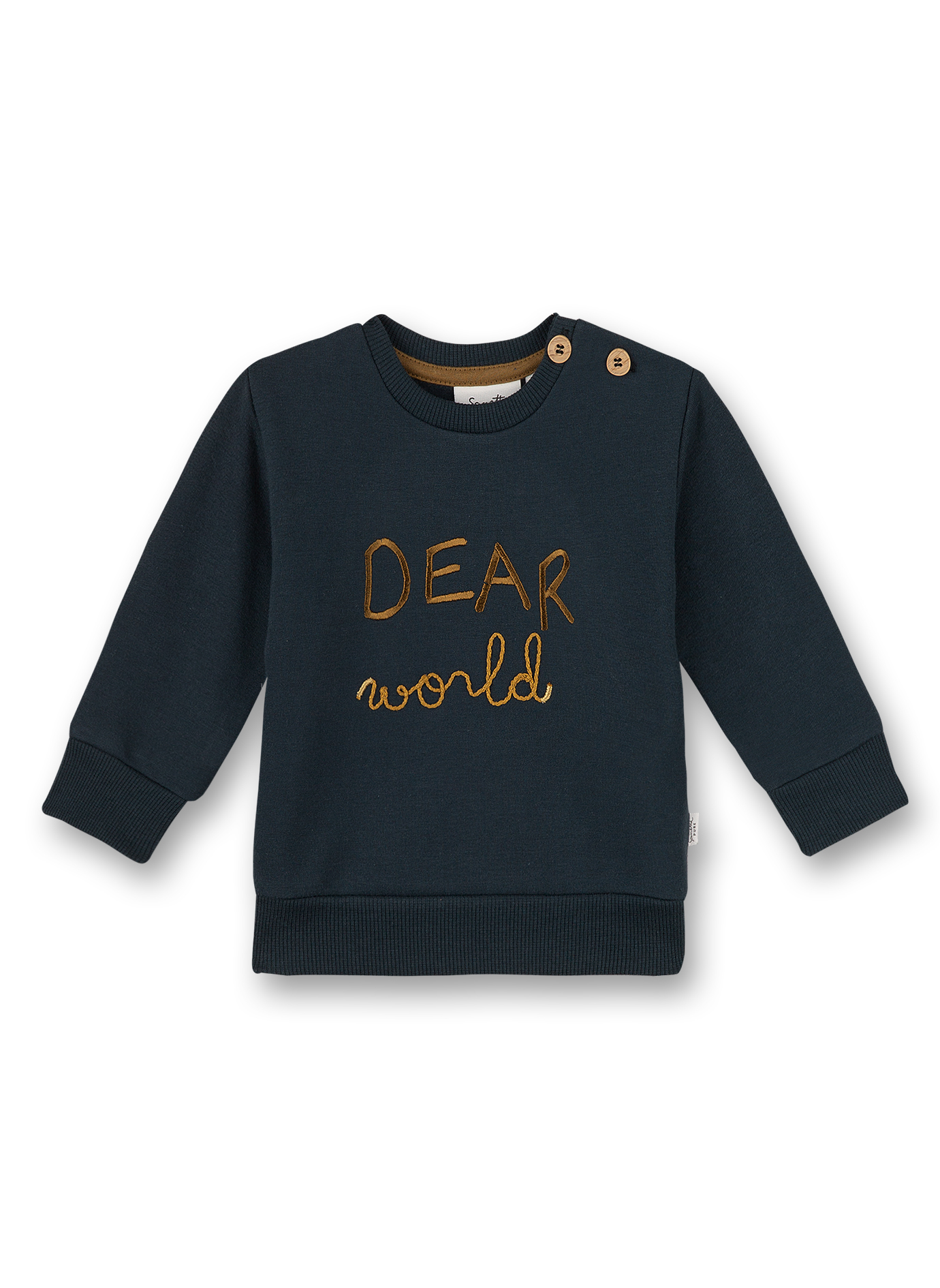 Jungen-Sweatshirt Dunkelgrün