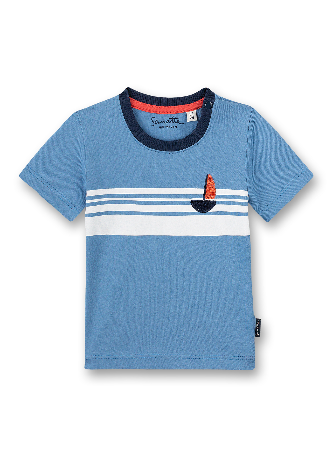 Jungen T-Shirt Blau Little Lobster