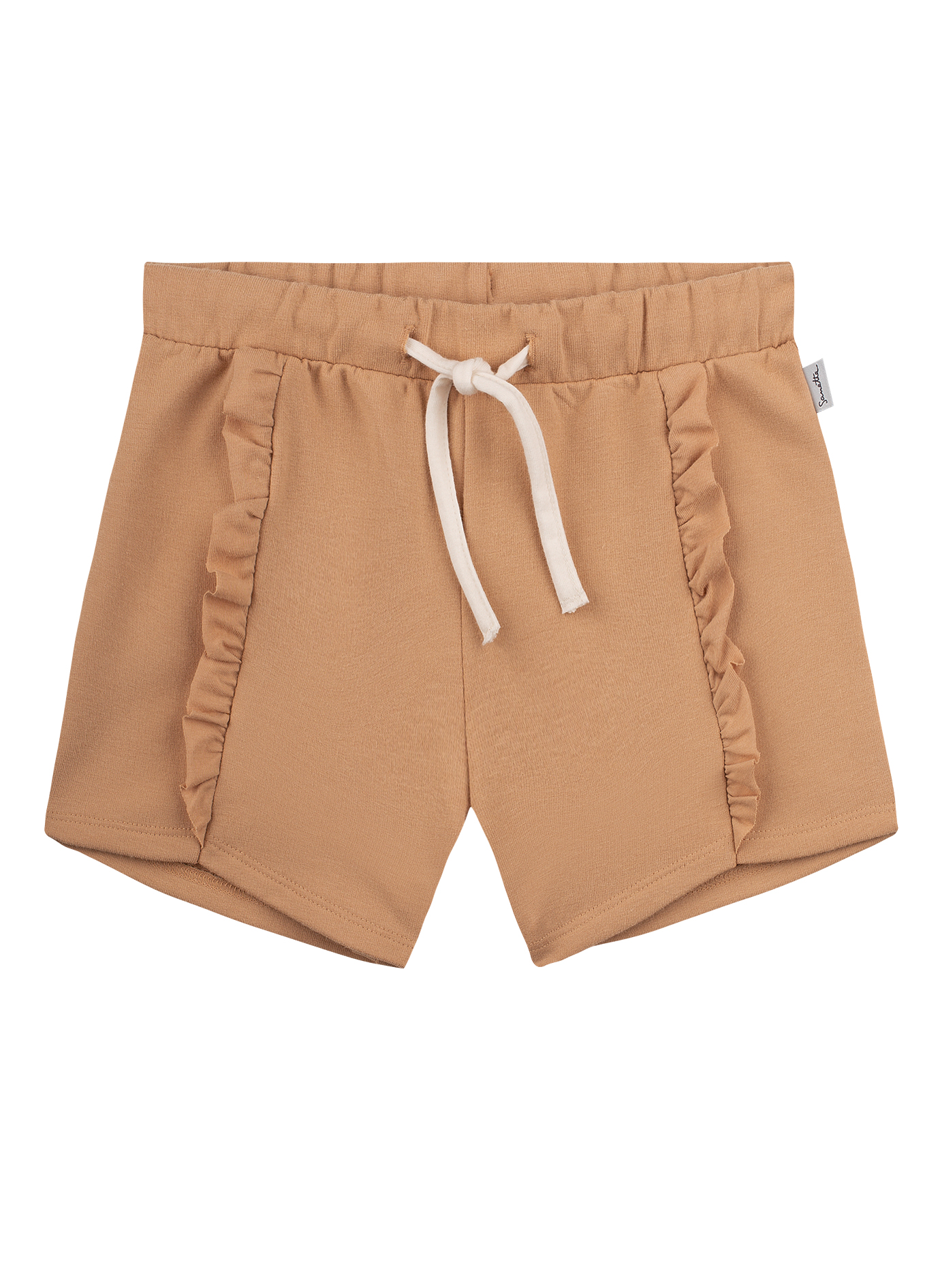 Mädchen-Sweatshorts Braun Beach