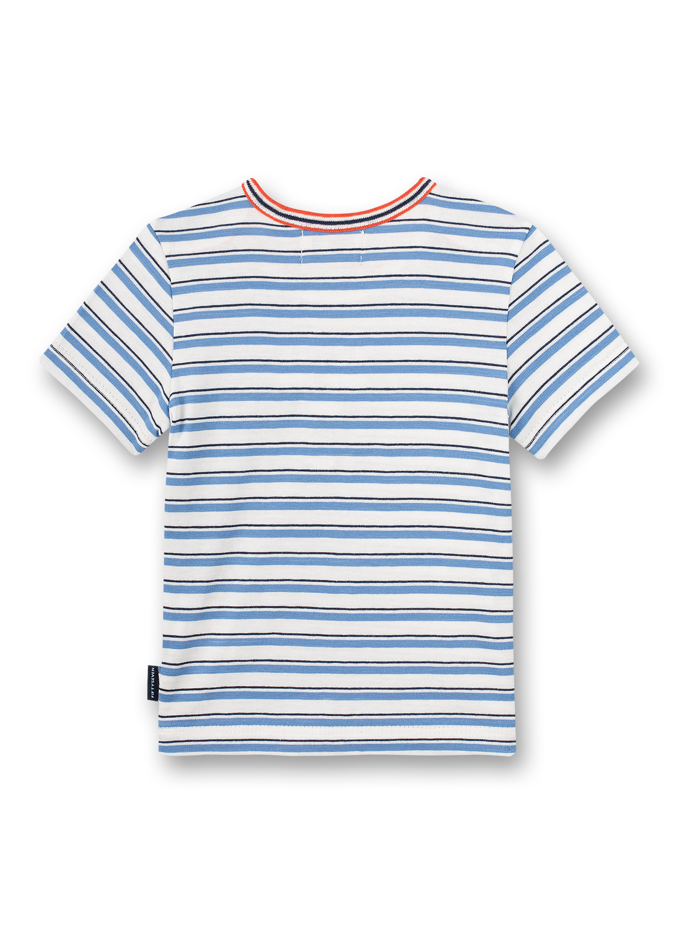 Jungen T-Shirt Off-White Ringel Little Lobster