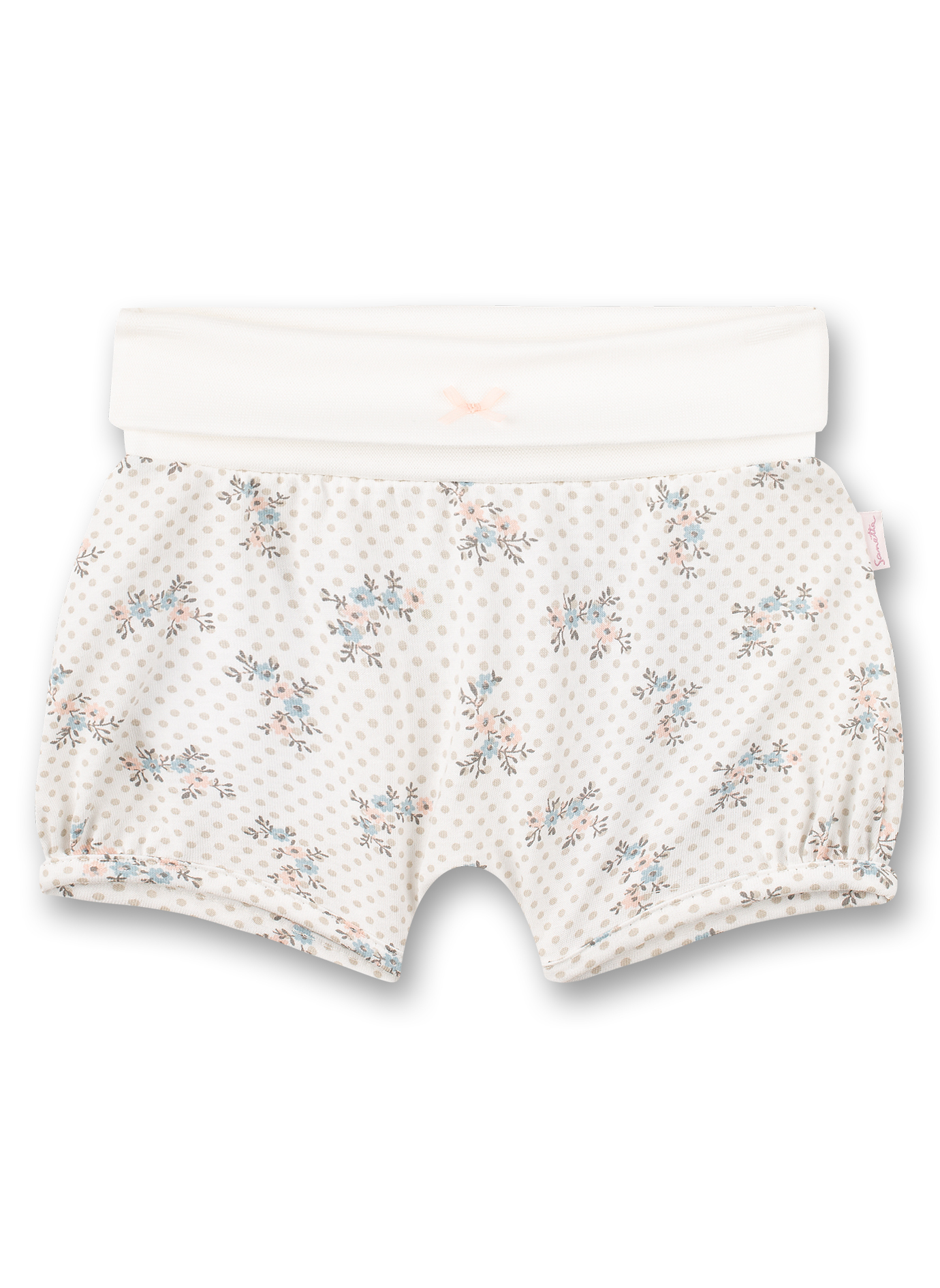 Mädchen-Shorts Off-White Dots-Allover Fluffy Duckling