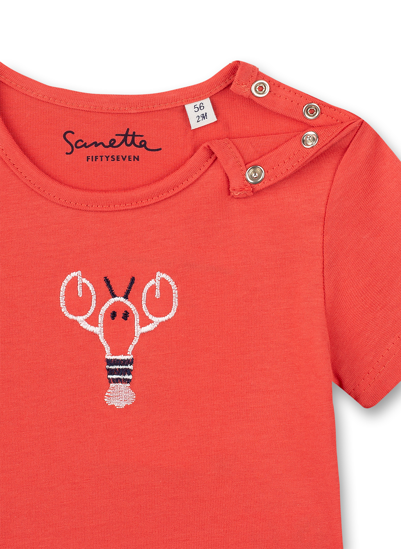 Jungen T-Shirt Rot Little Lobster