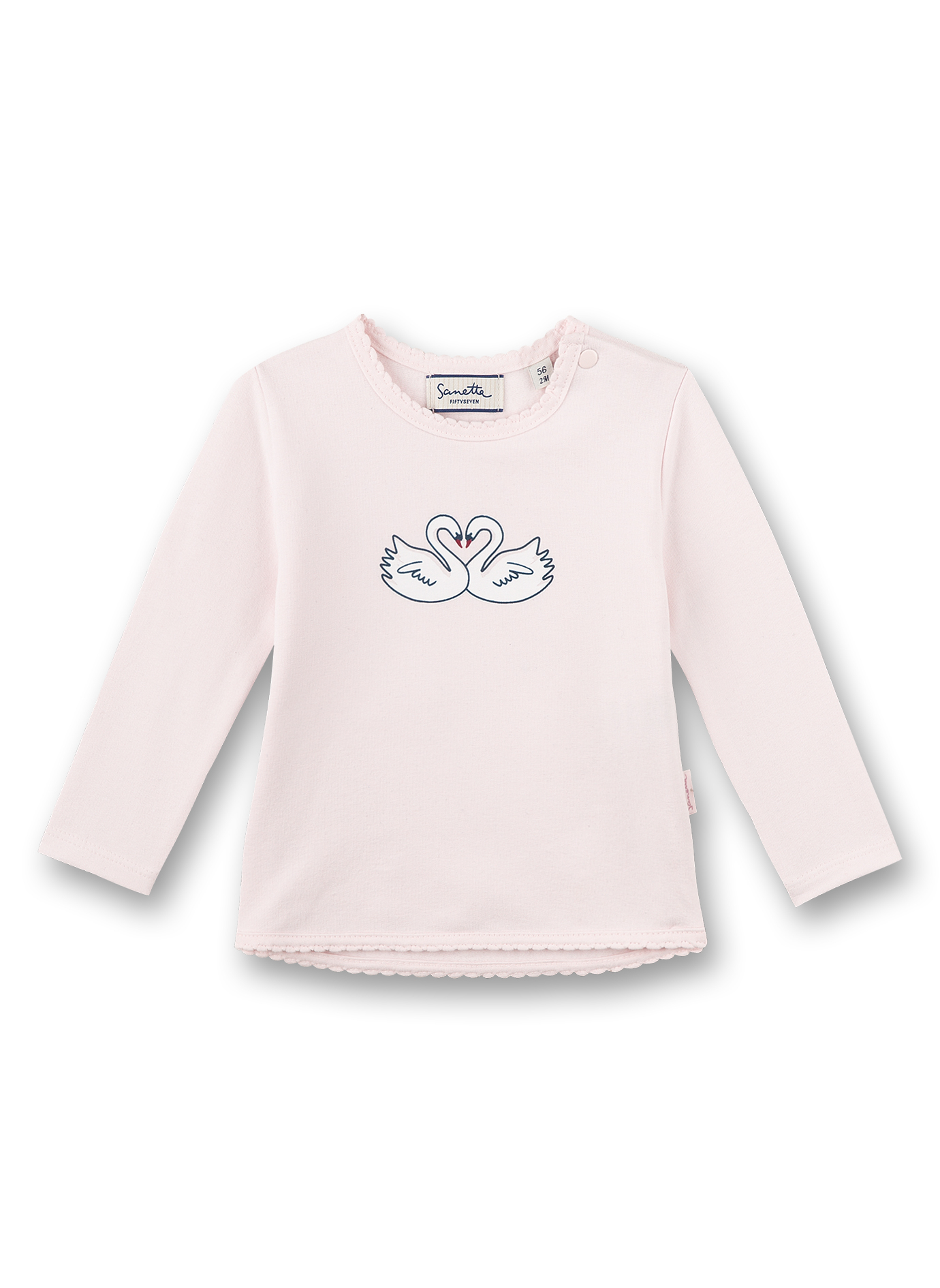 Mädchen-Sweatshirt Rosa Beautiful Swan