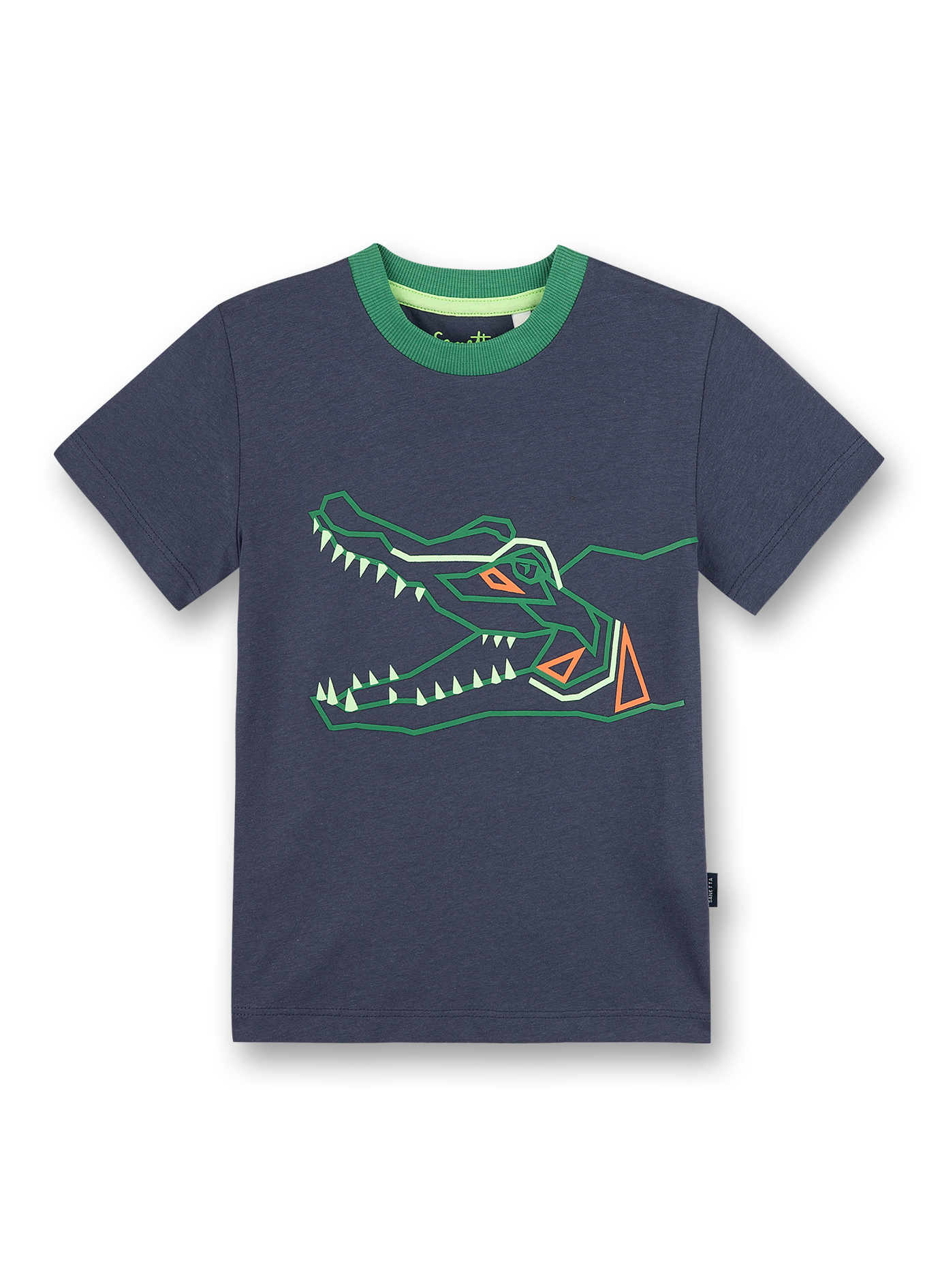 Jungen T-Shirt Dunkelblau Crocodile