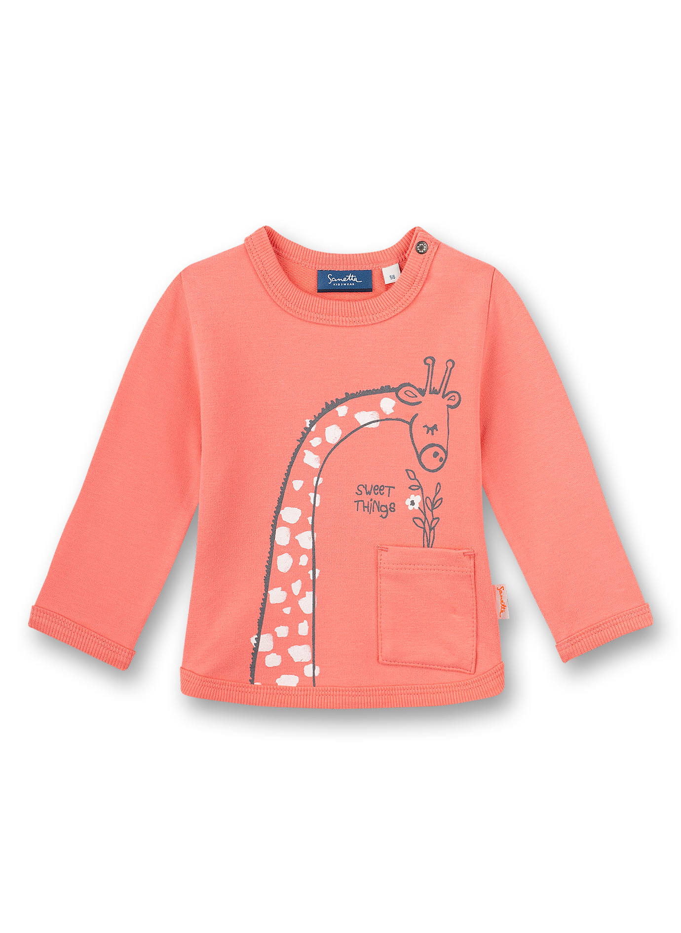 Mädchen-Sweatshirt Pink Safari