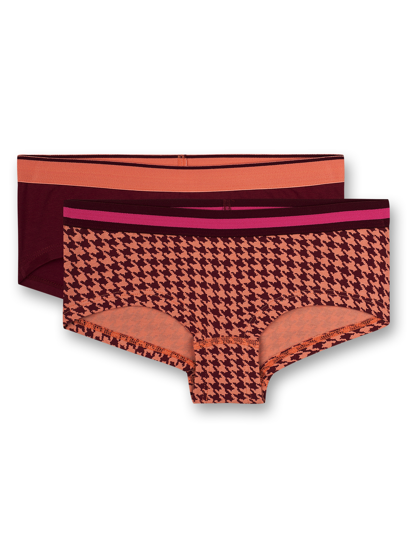 Mädchen-Cutbrief (Doppelpack) Rosa und Braun