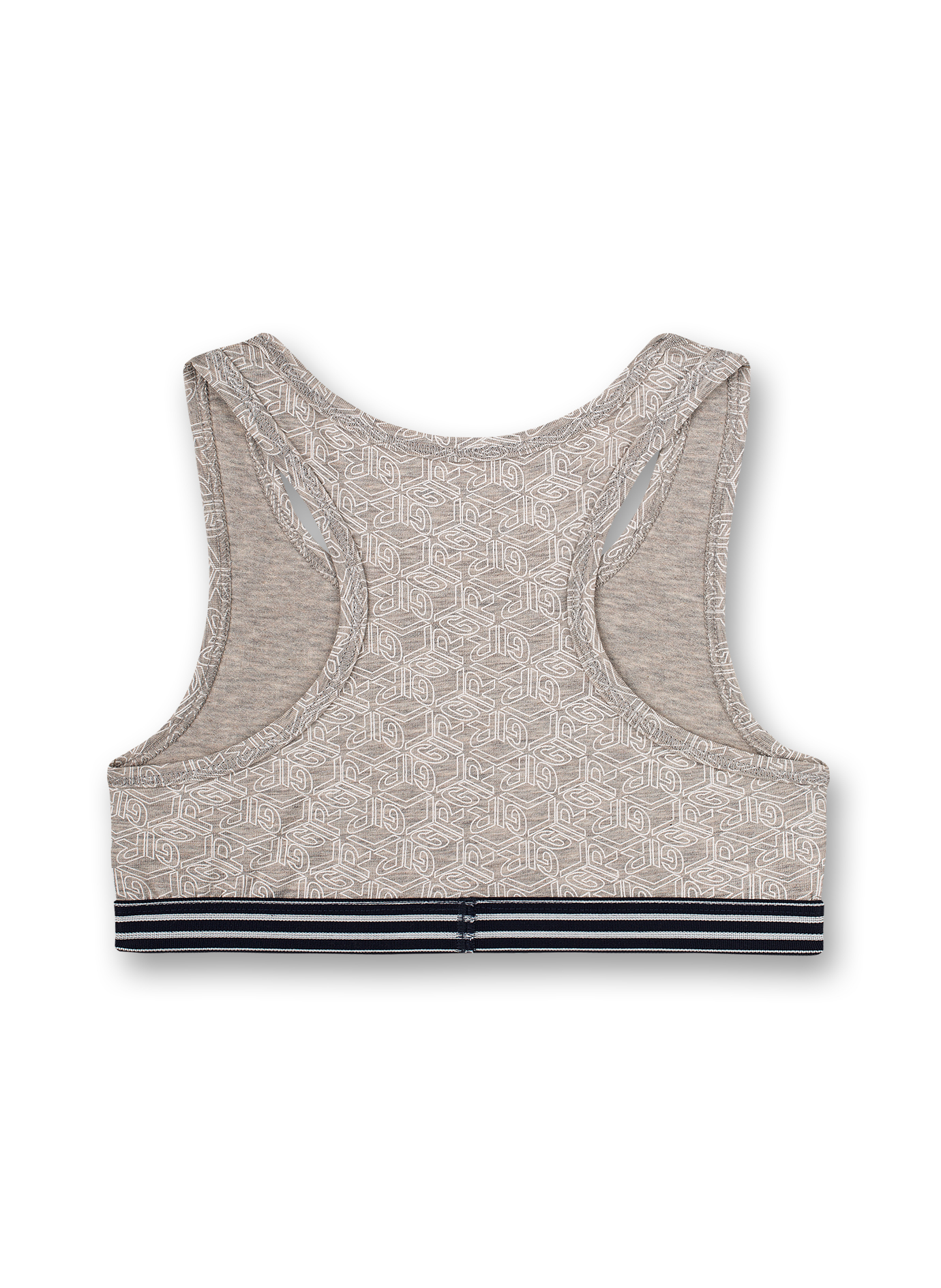 Mädchen-Bustier Graumelange Athleisure Workout