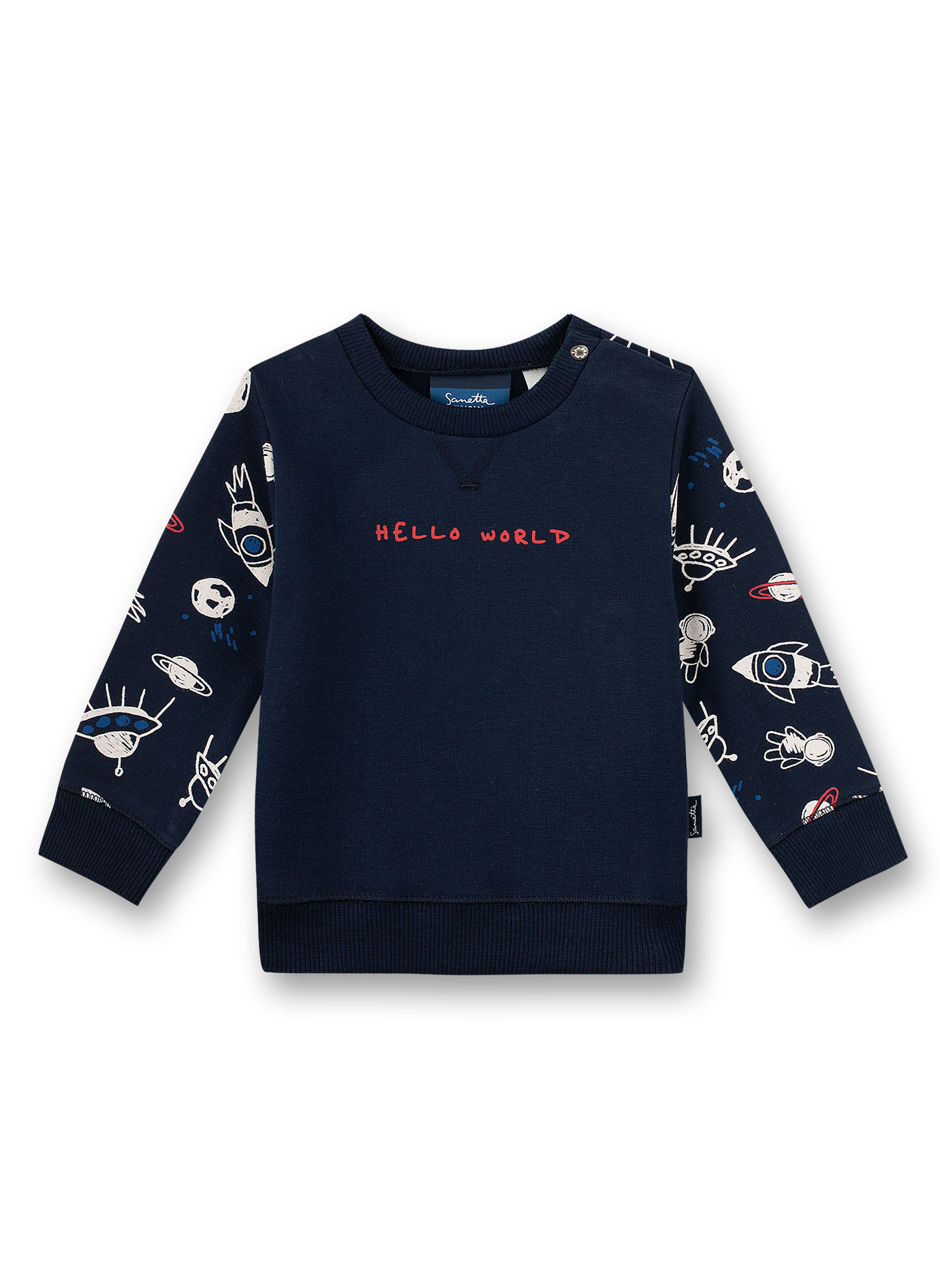 Jungen-Sweatshirt Dunkelblau Inter Galactic 