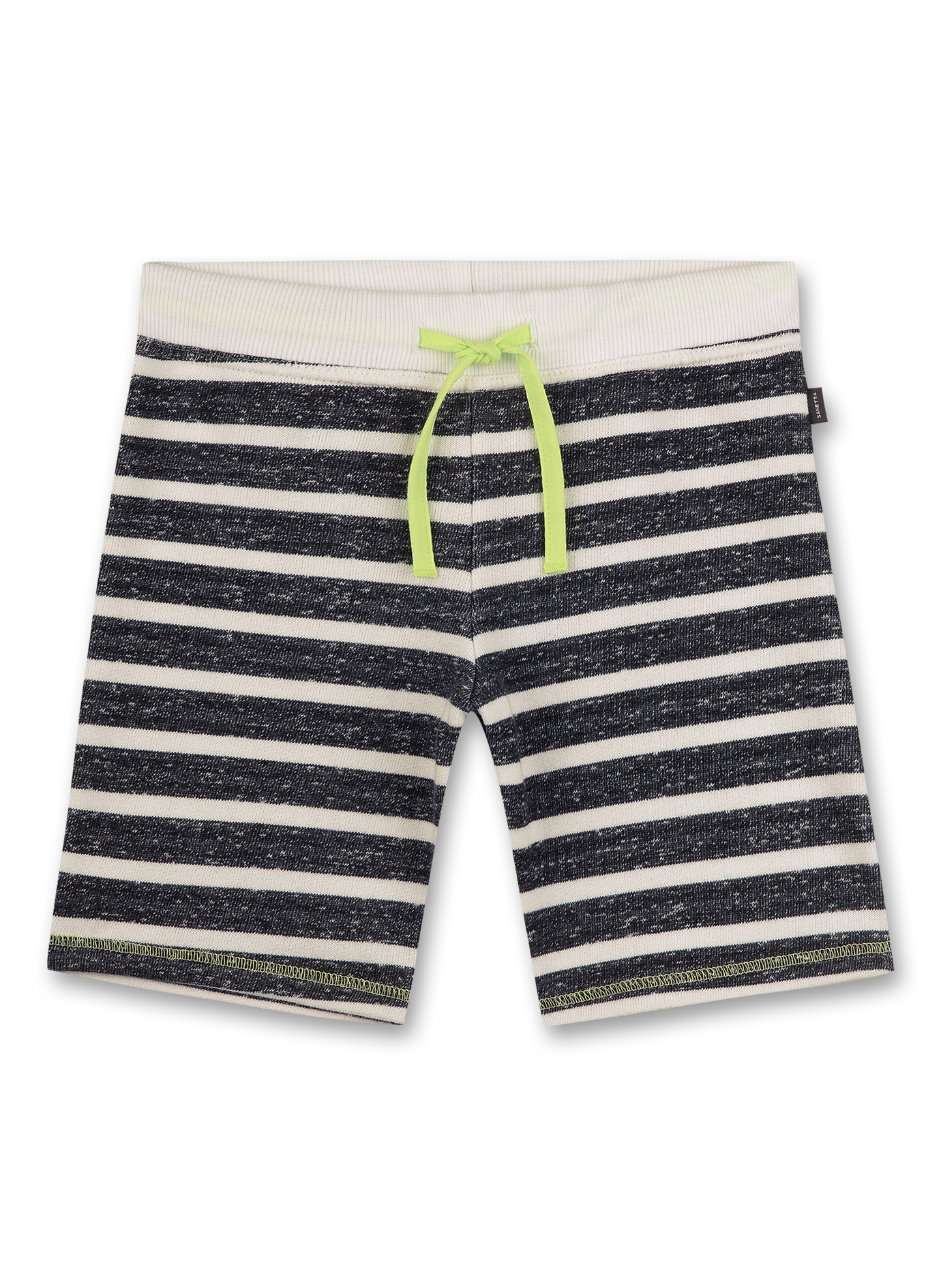 Jungen-Sweatshorts Dunkelgrau Ringel Skate