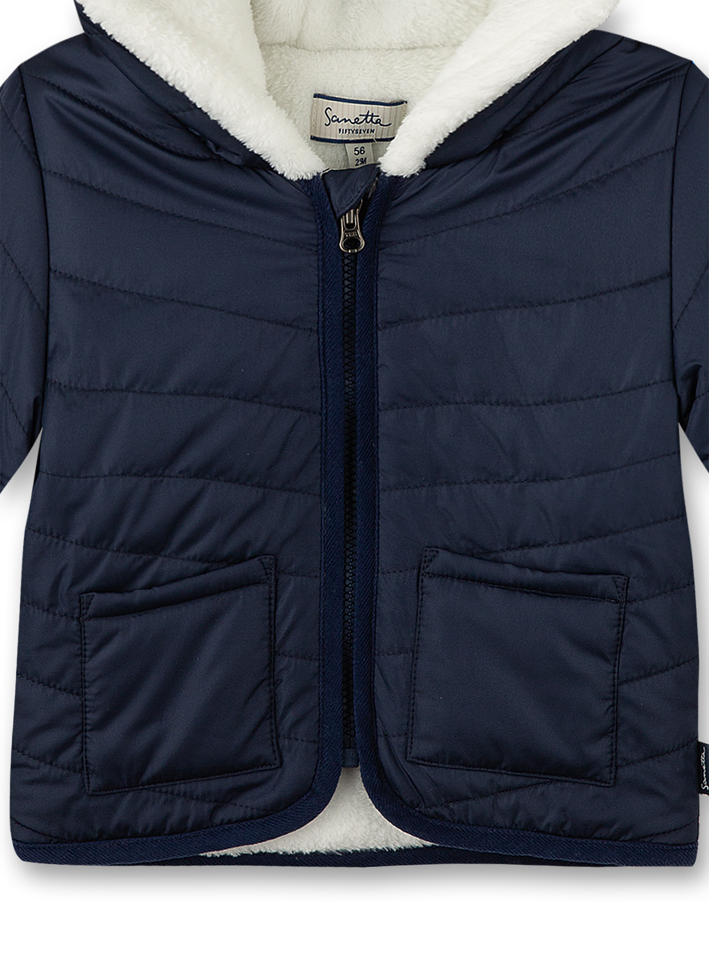 Jungen-Outdoorjacke Dunkelblau