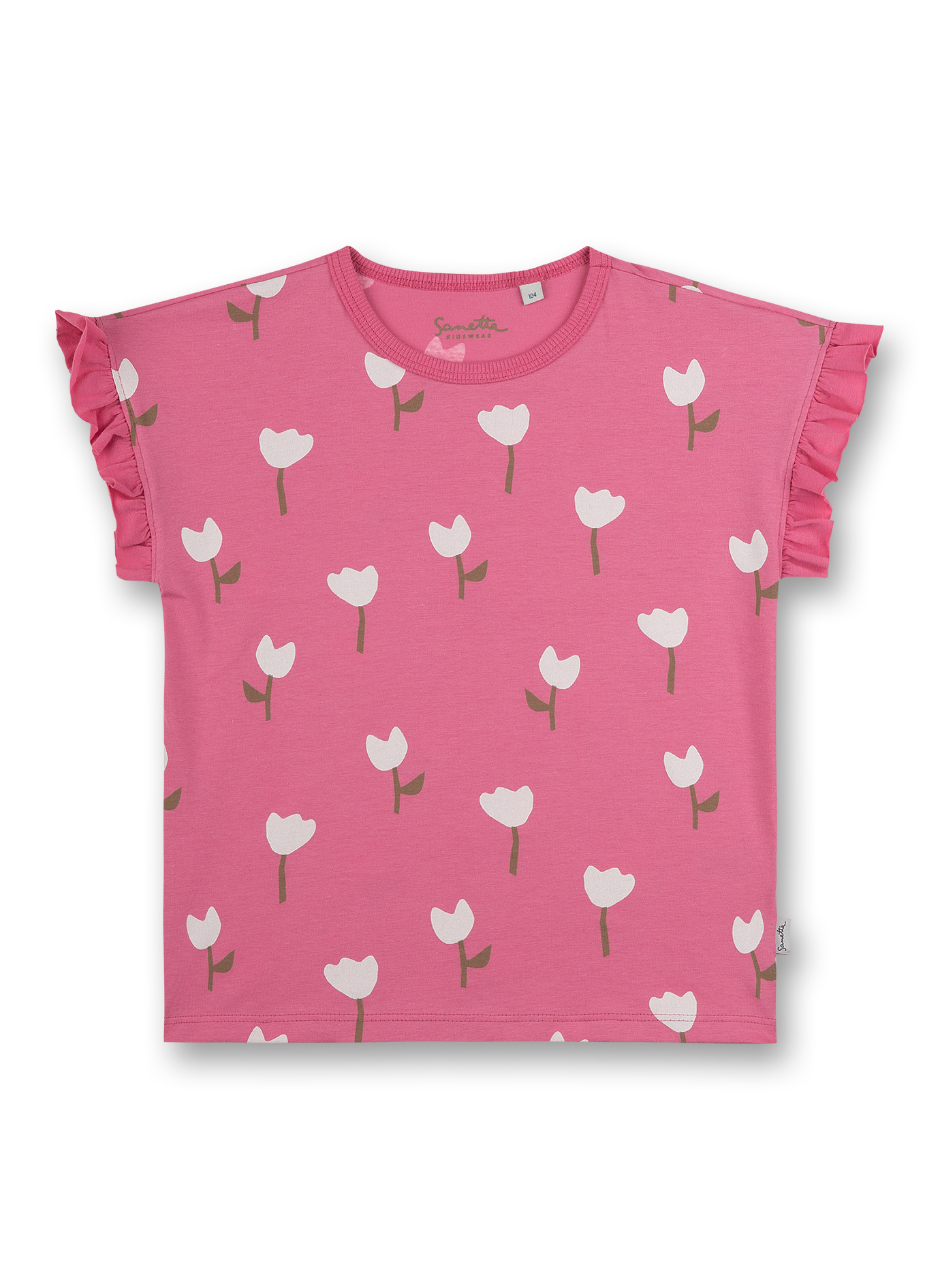 Mädchen T-Shirt Pink Flower