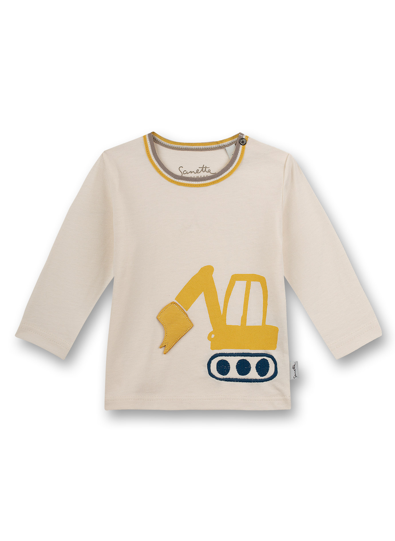 Jungen-Shirt langarm Off-White Little Builder