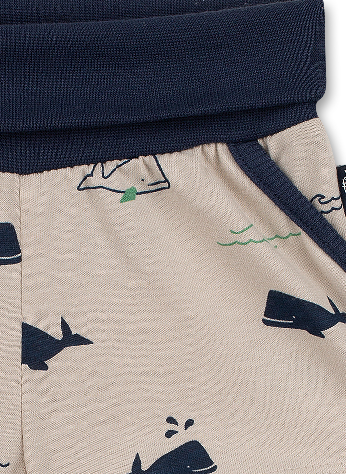 Jungen-Shorts Beige Little Whale