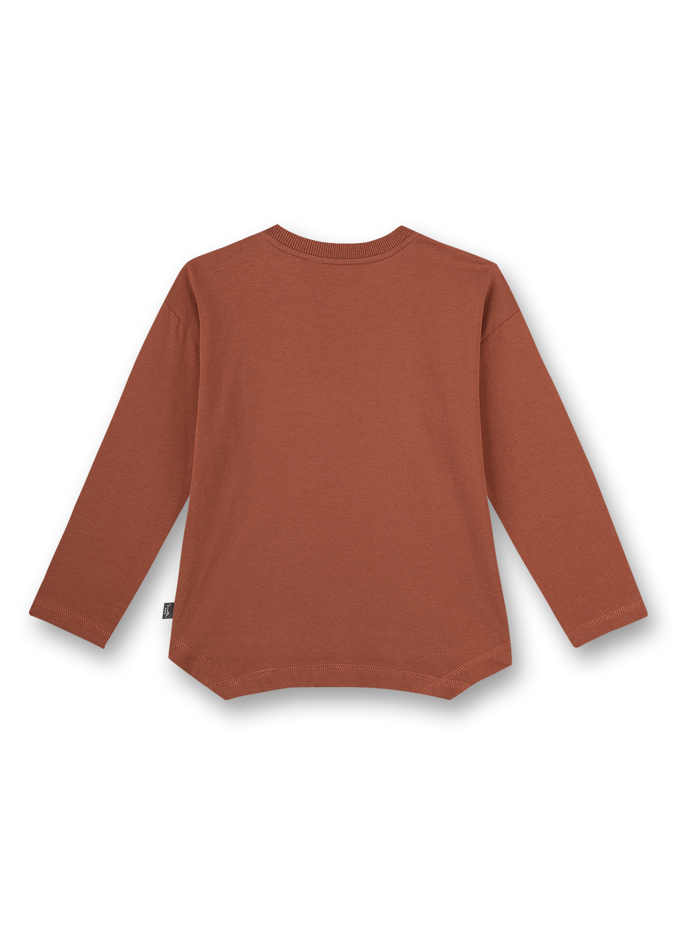 Jungen-Shirt langarm Braun