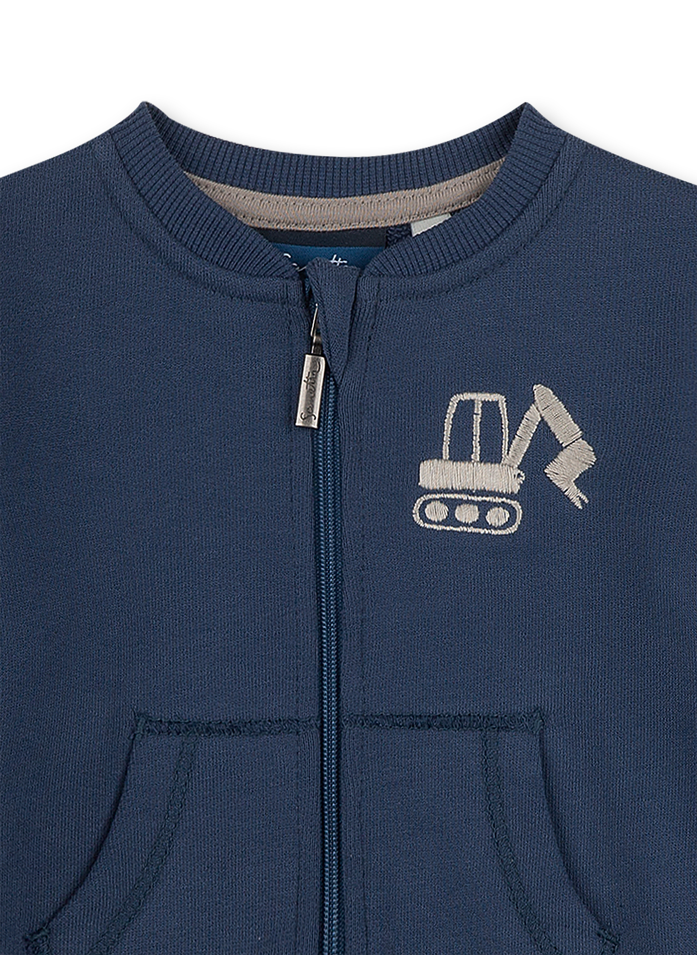 Jungen-Sweatjacke Blau Little Builder