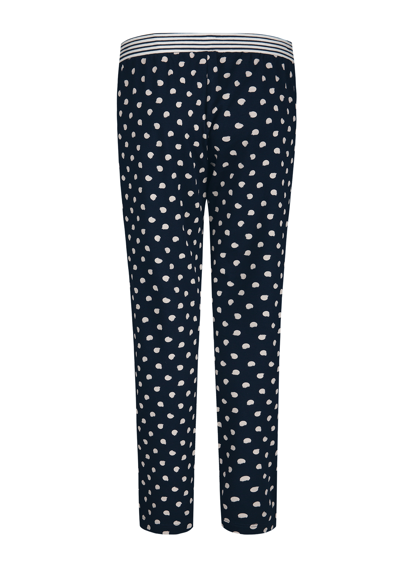 Damen-Schlafhose Dunkelblau Dots