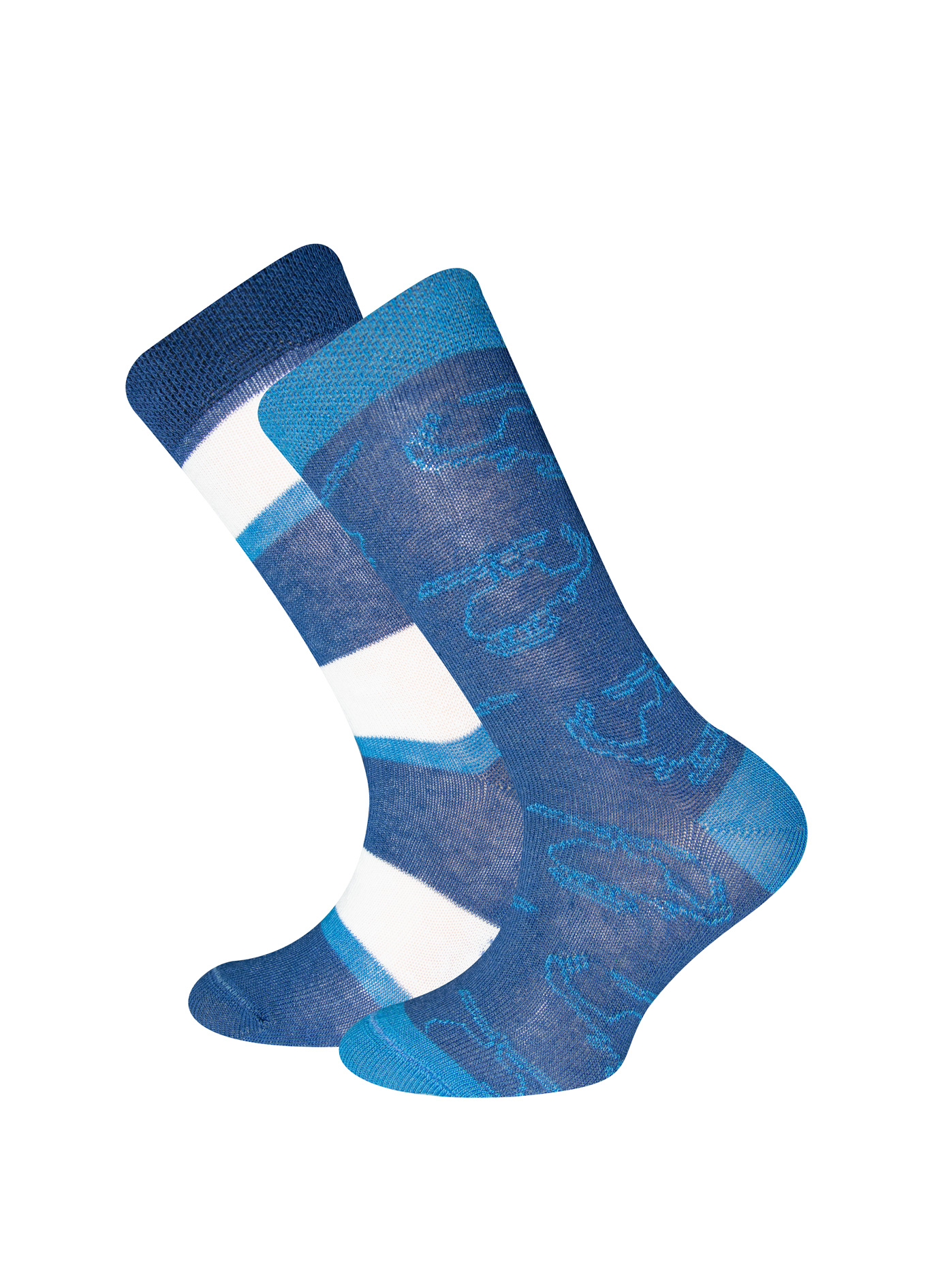 Jungen-Socken (Doppelpack) Blau