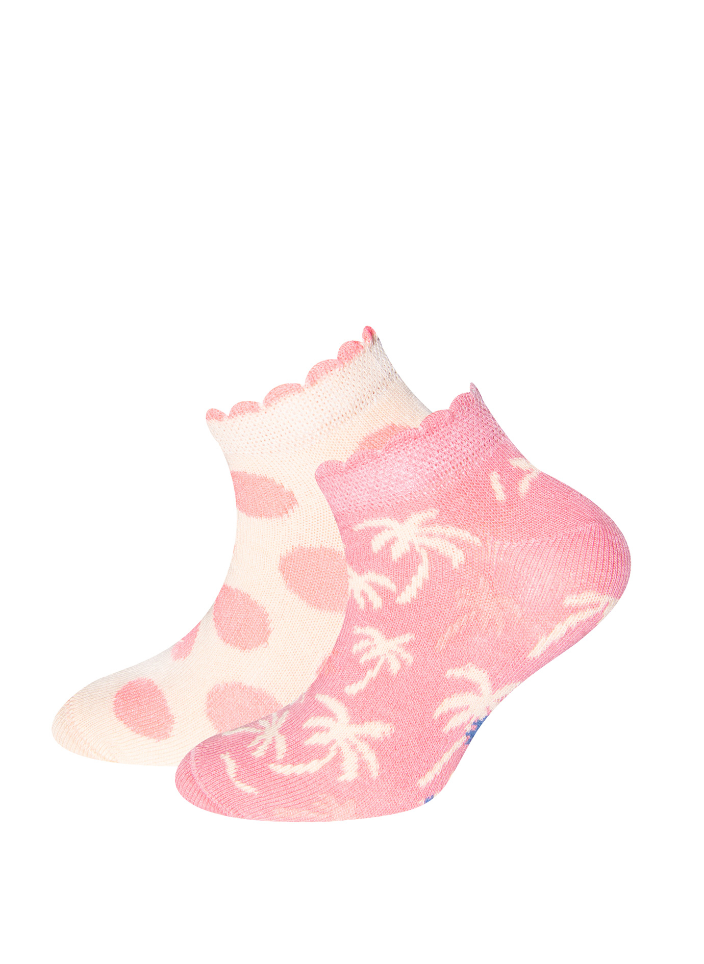 Mädchen Sneaker-Socken (Dopplepack) Rosa