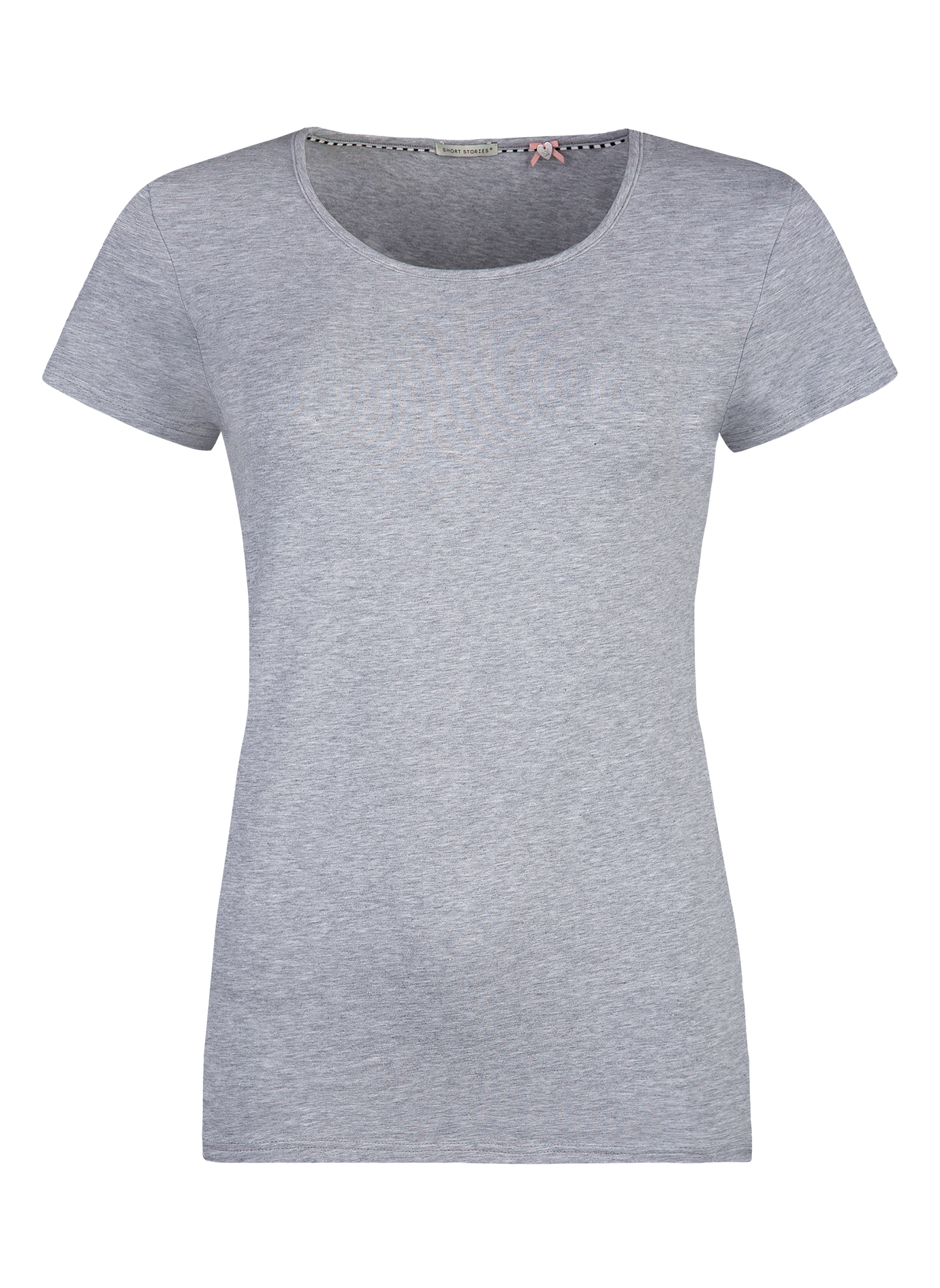 Damen T-Shirt Graumelange