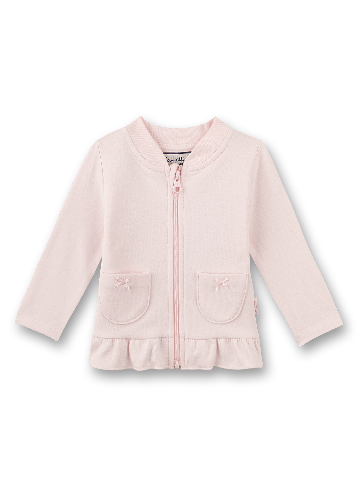 Mädchen-Sweatjacke Rosa Beautiful Swan