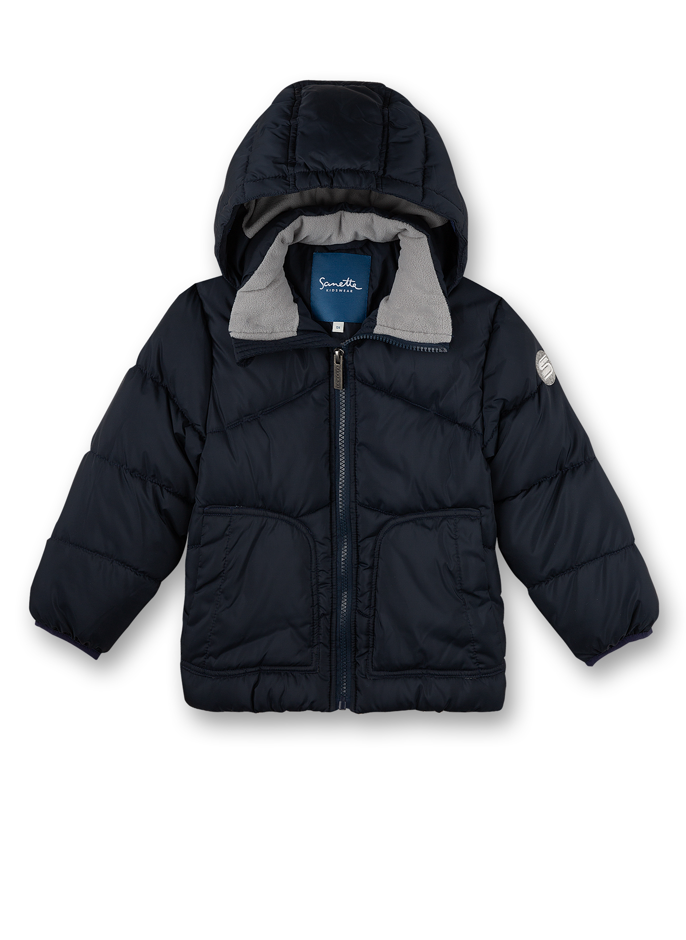 Jungen-Outdoorjacke Dunkelblau