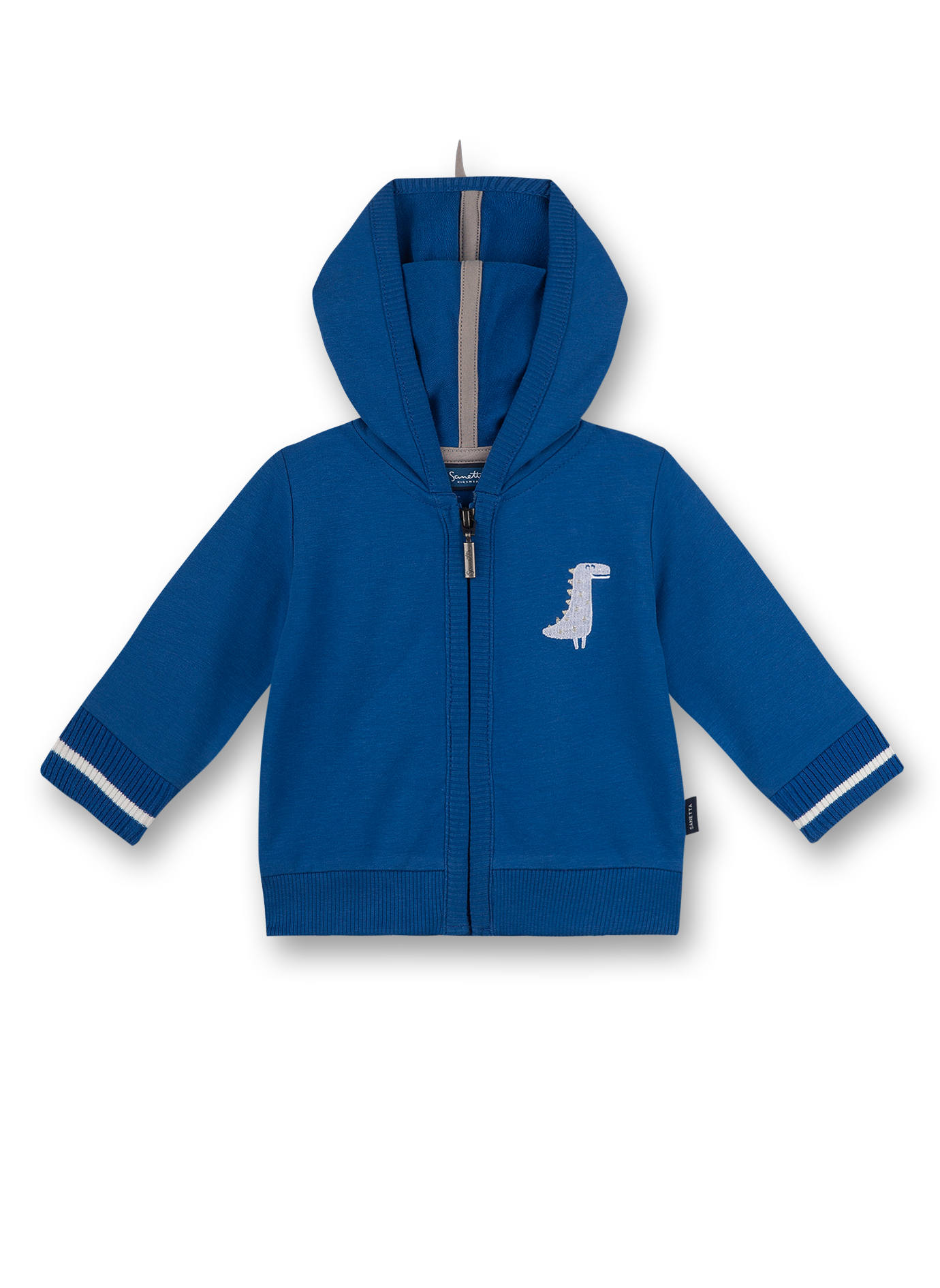 Jungen-Sweatjacke Blau Dino