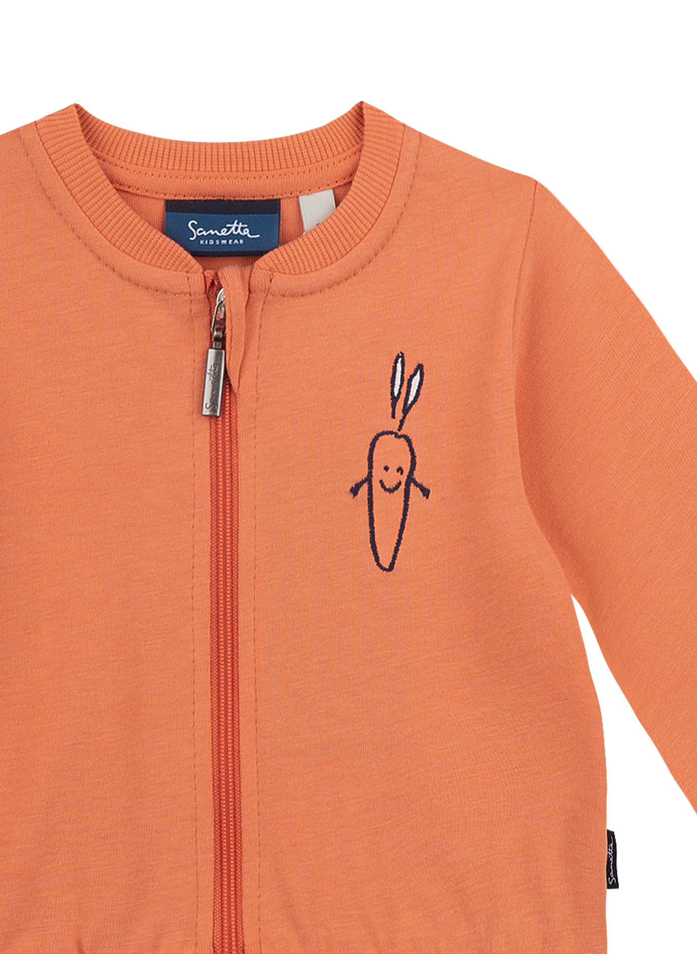 Jungen-Sweatjacke Orange Green Friends