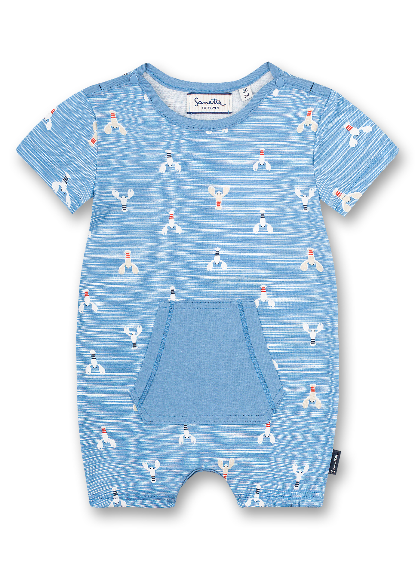 Jungen-Overall Blau Little Lobster