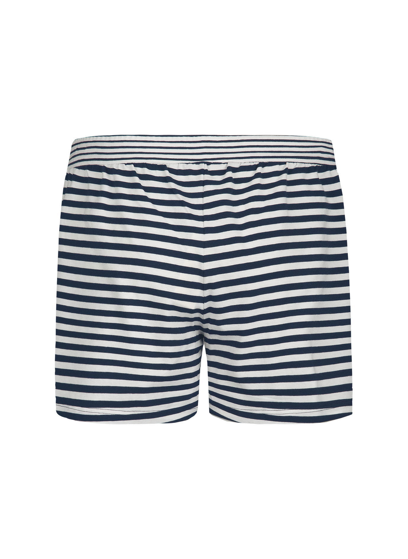 Damen-Shorts Dunkelblau Ringel