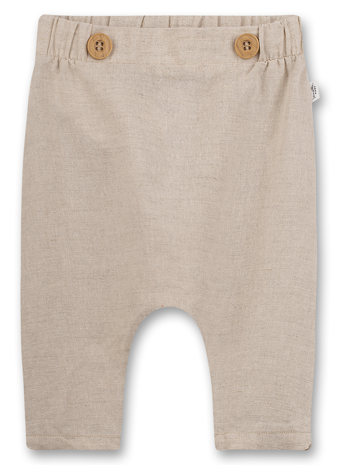 Unisex-Hose aus Leinen Beige