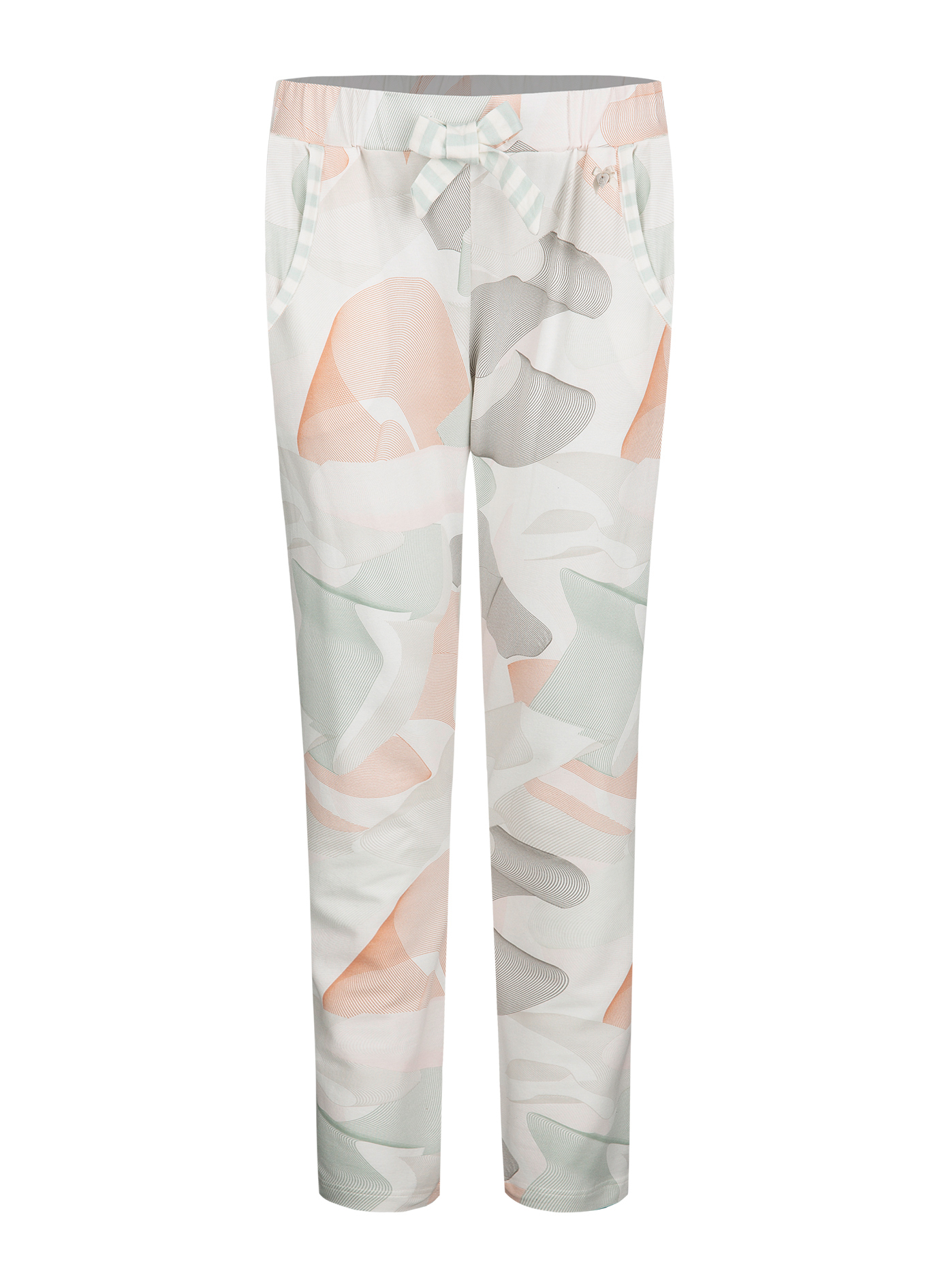 Damen-Schlafhose Off-White